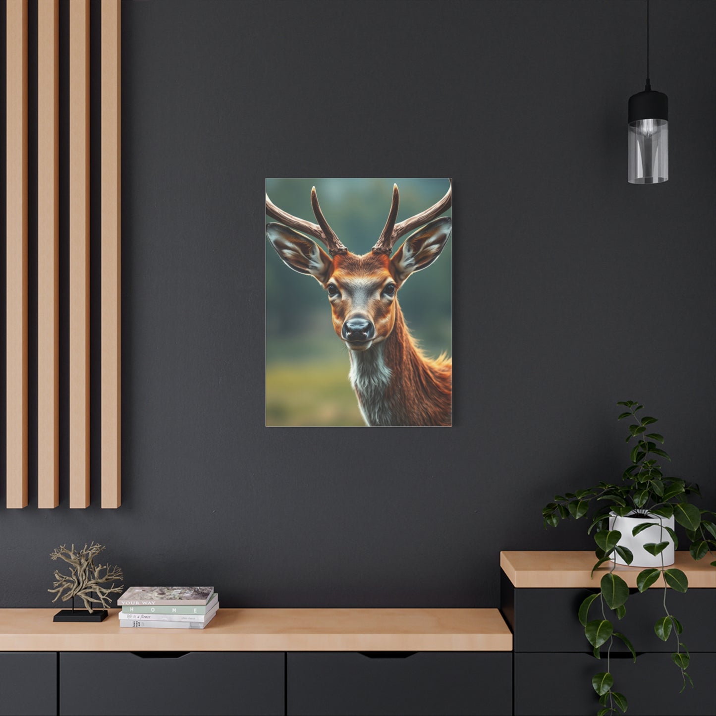 Serene Woodland Monarch Wall Art & Canvas Print