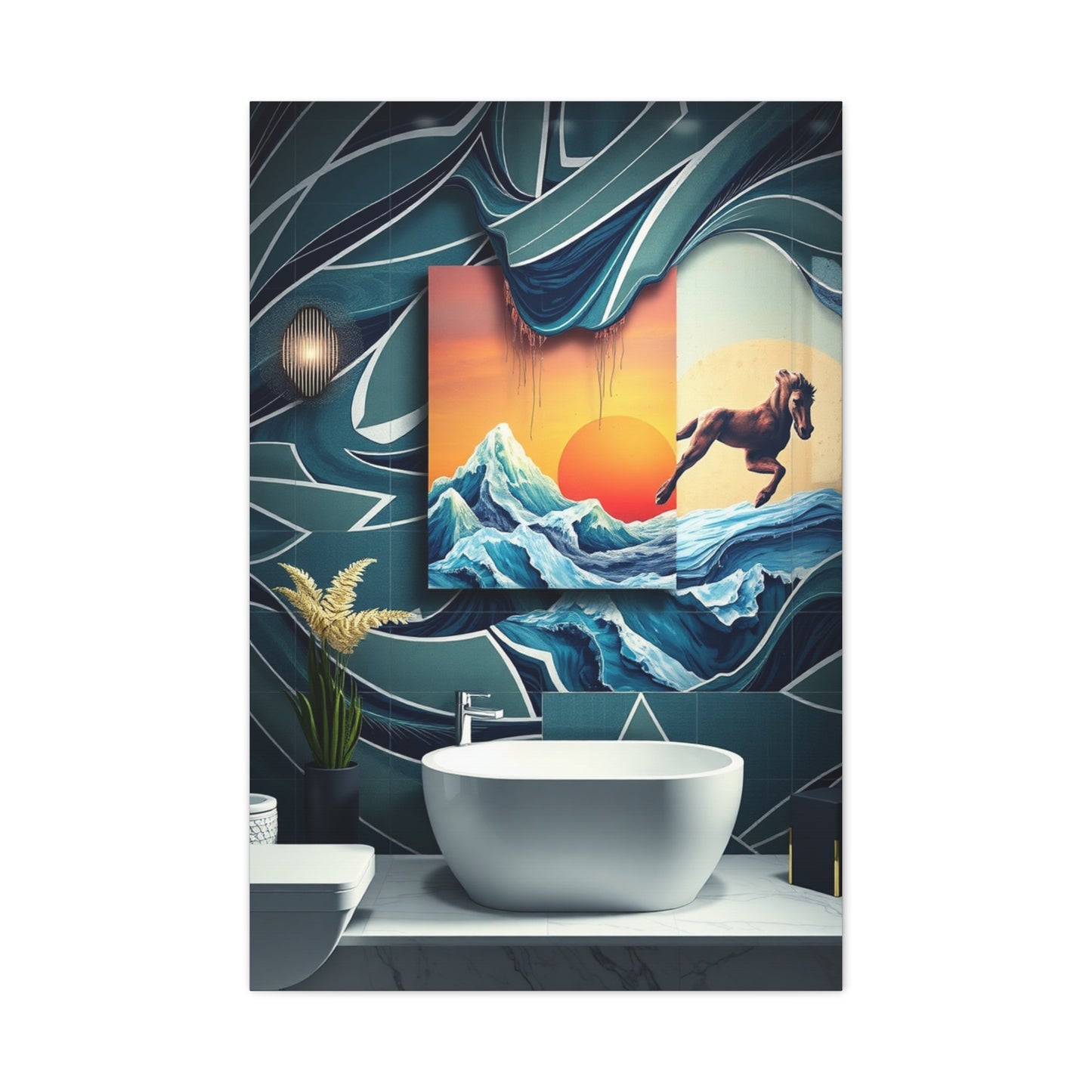 Exquisite Aqua Wall Creations Wall Art & Canvas Print