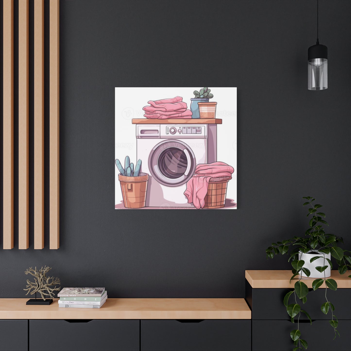 Colorful Laundry Poster For Laundry Room Wall Art & Canvas Prints