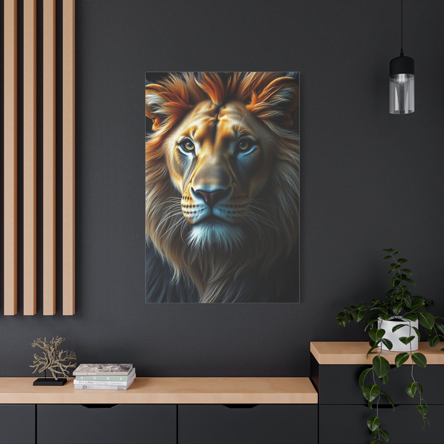 Crowned Monarch Canvas Wall Art & Canvas Print