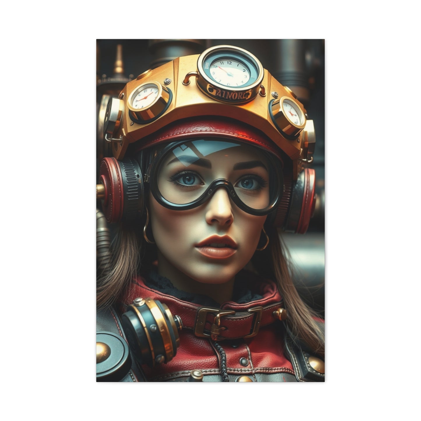 Gilded Mechanica Wall Decor wall art & canvas print