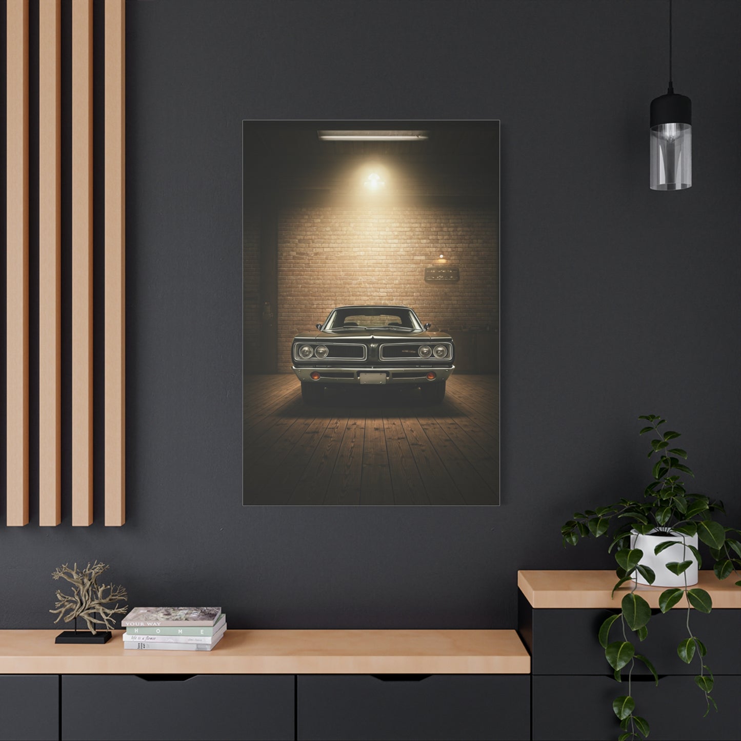 Dodge Super Bee Restoration Shop Wall Art & Canvas Prints