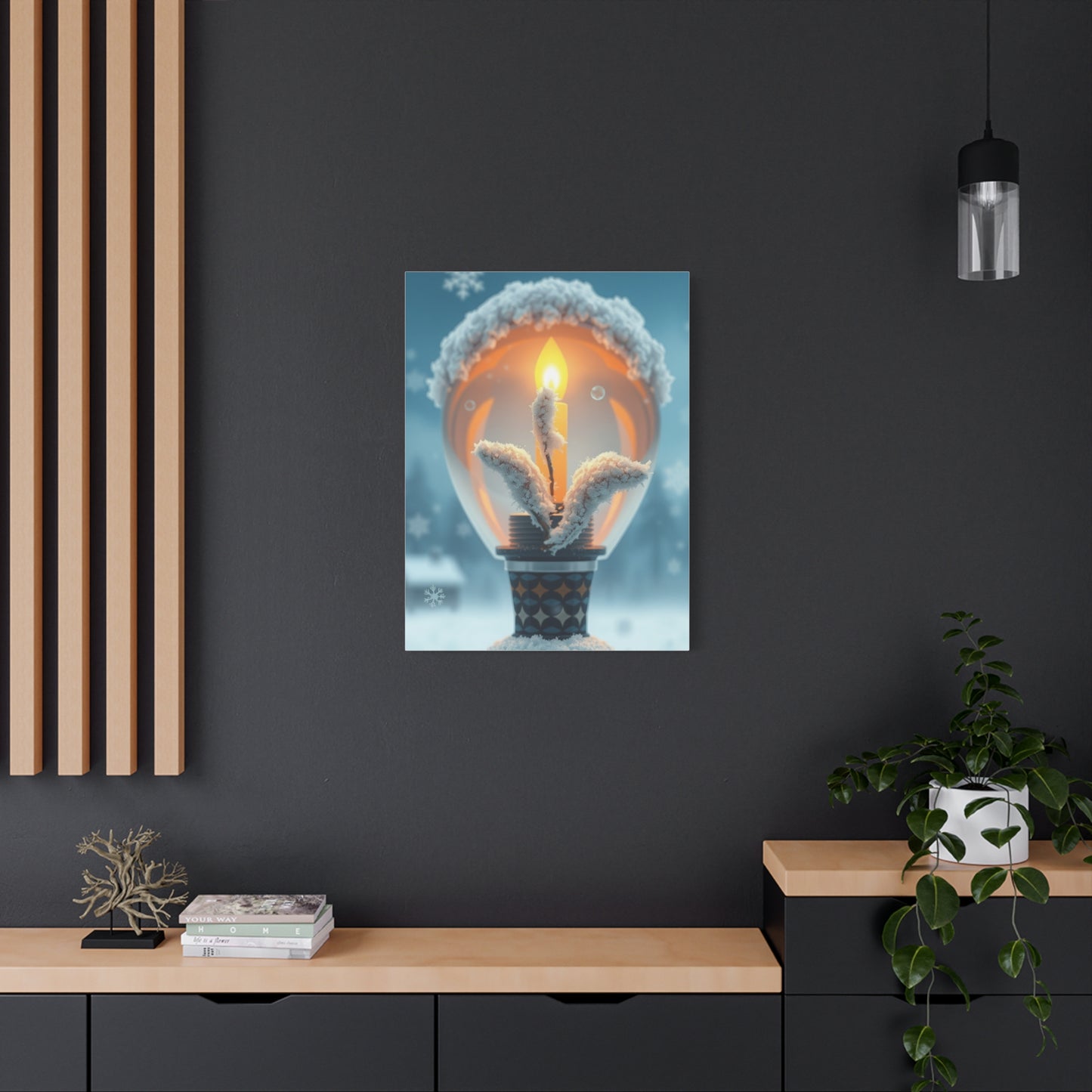 Frosted Elegance Canvas Wall Art & Canvas Print