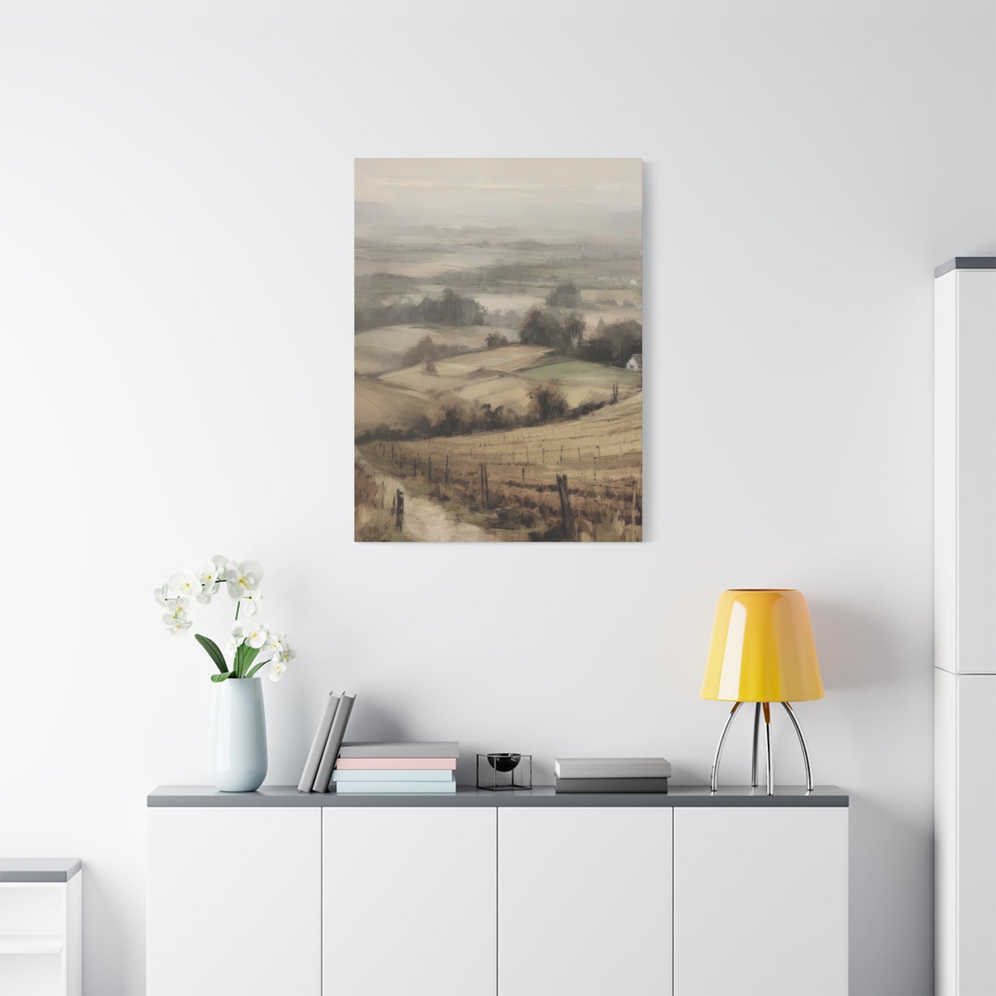Foggy Countryside Wall Art & Canvas Prints