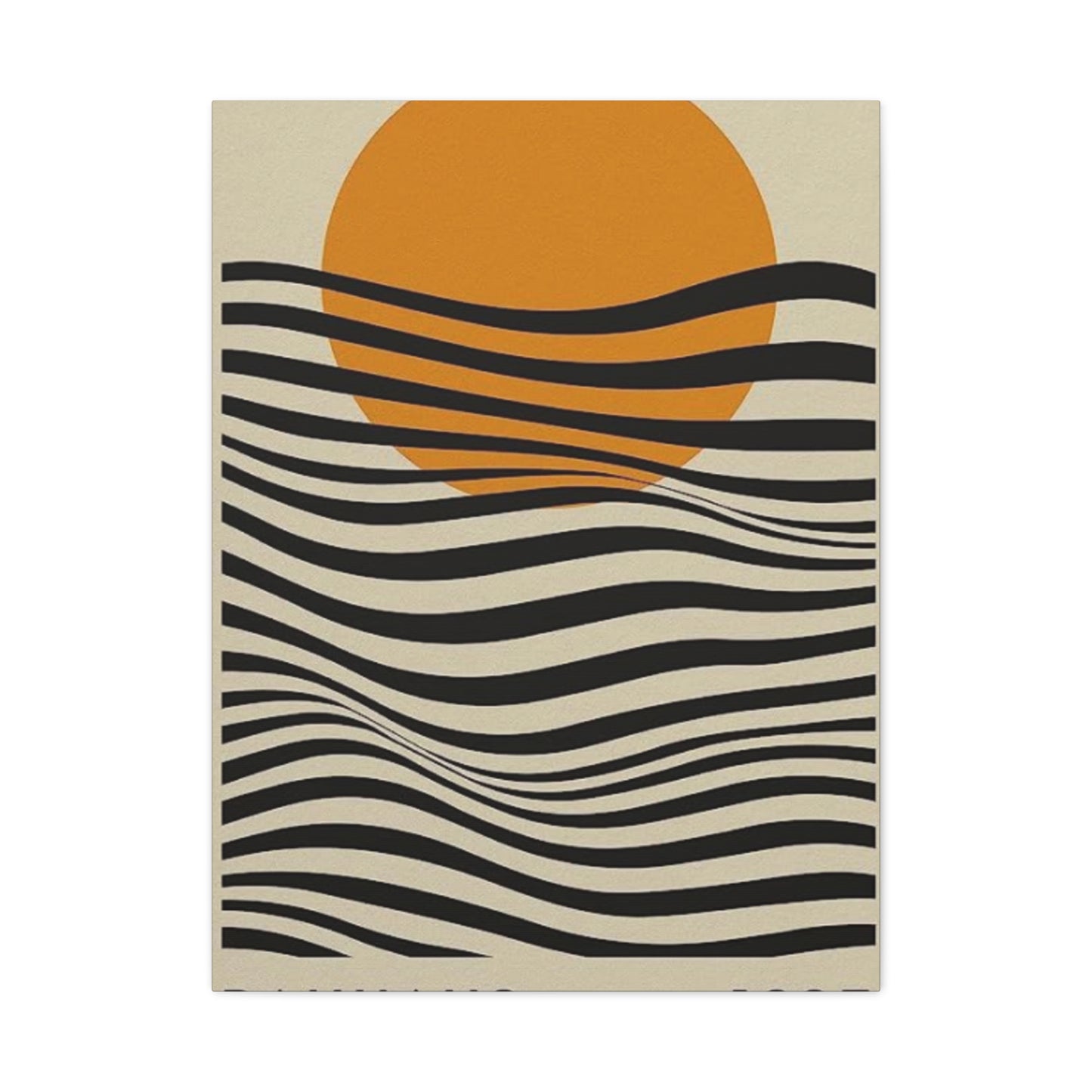 Sea Sunset Modernism Wall Art & Canvas Prints