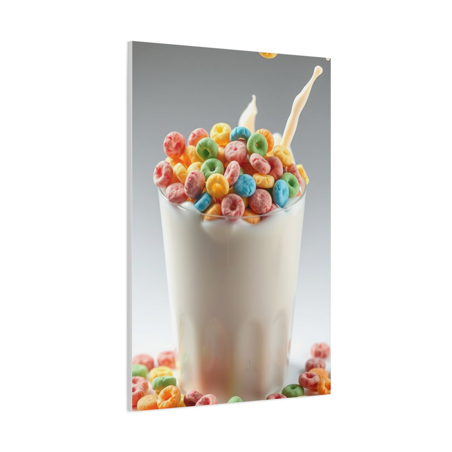 Vibrant Milky Confection Canvas Wall Art & Canvas Print