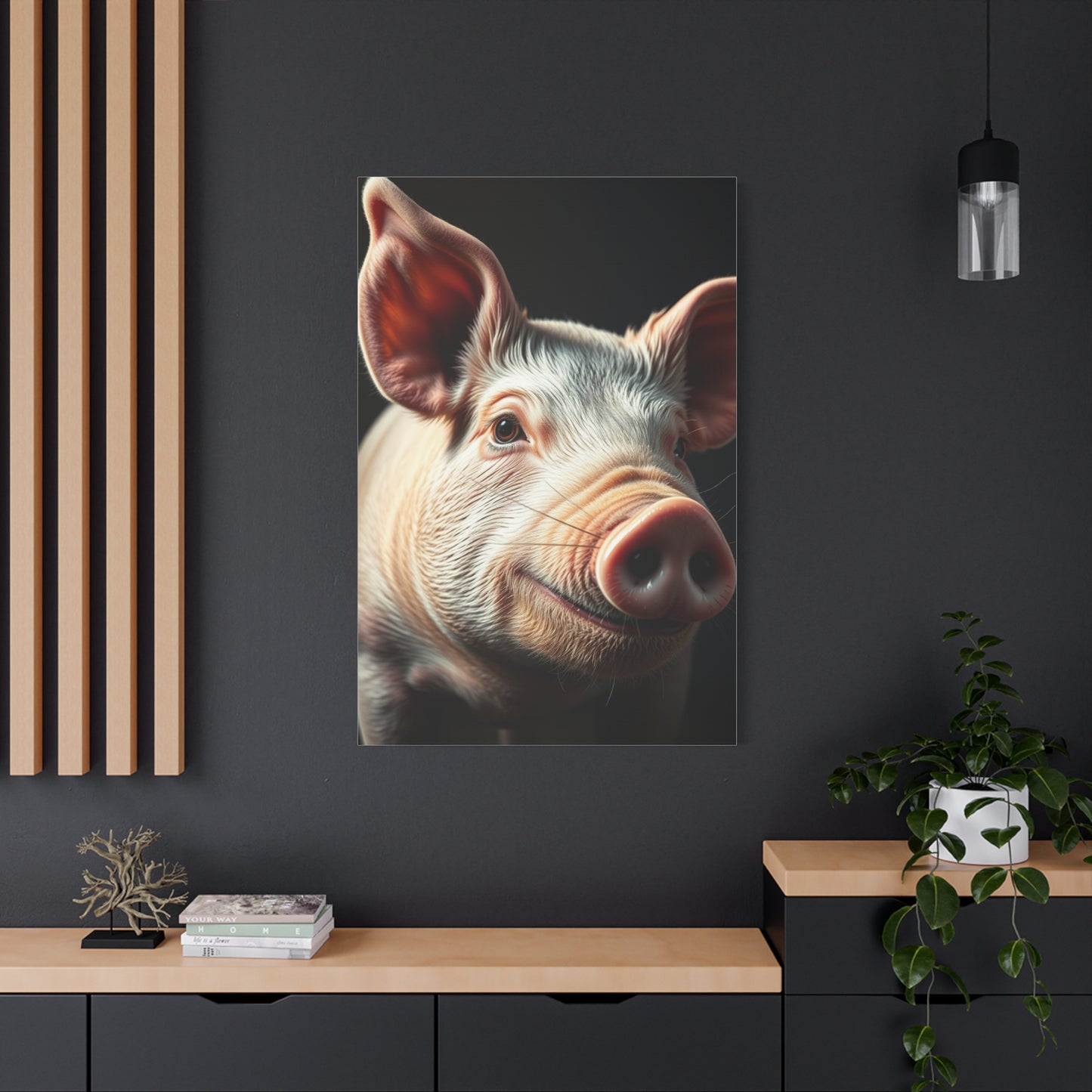 Vision Pig Art Art Wall Art & Canvas Print