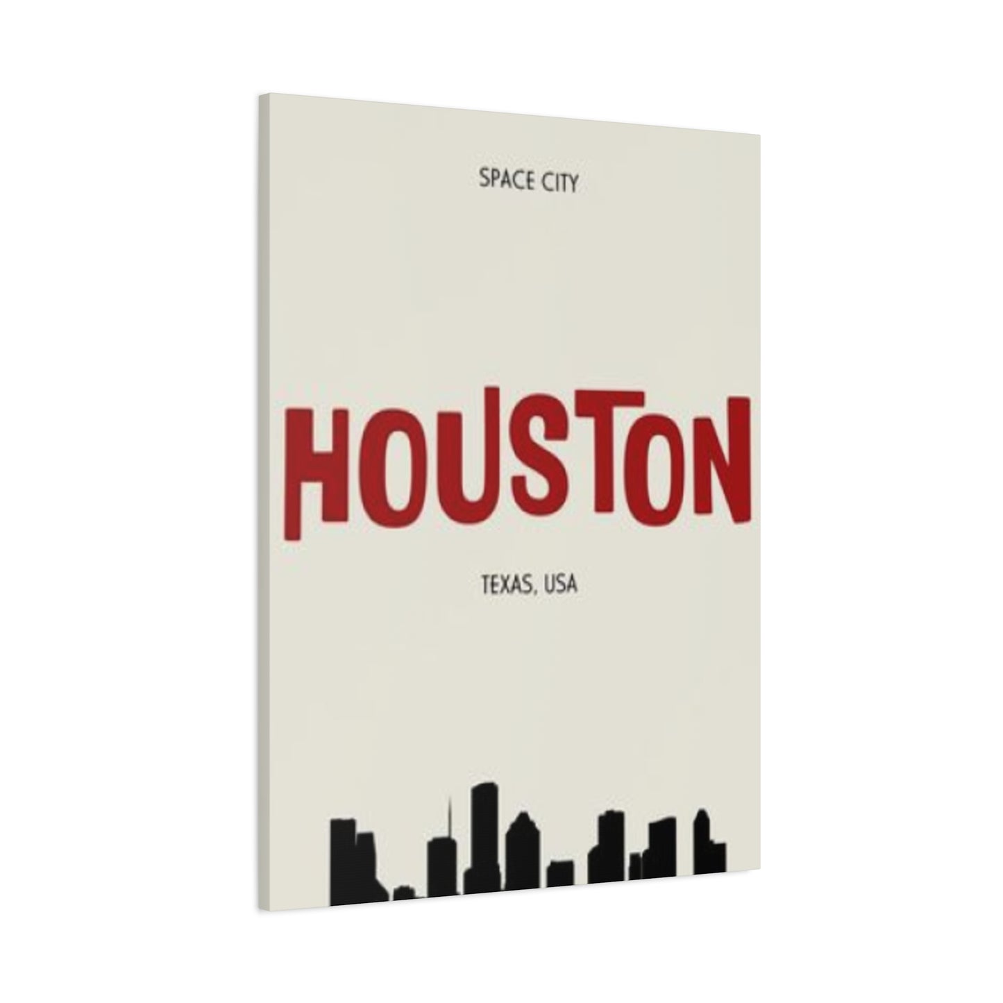 Aesthetic Houston Skyline Silhouette Wall Art & Canvas Prints