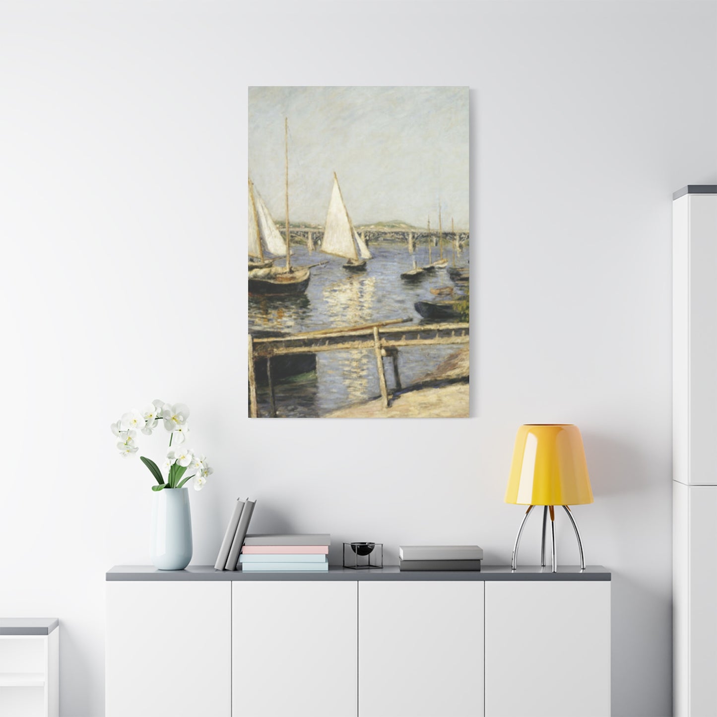 Gustav Sailboat Painting Wall Art & Canvas Prints