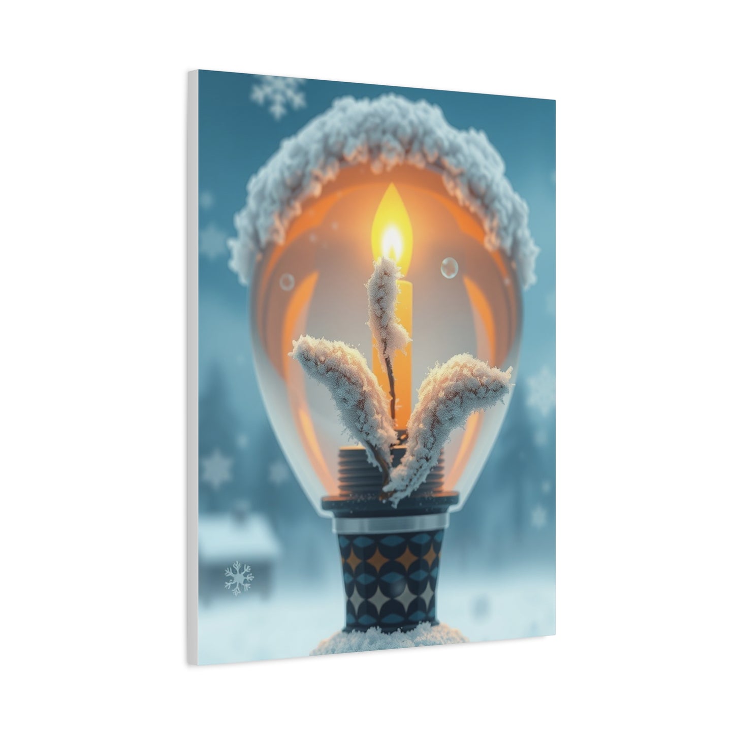 Frosted Elegance Canvas Wall Art & Canvas Print