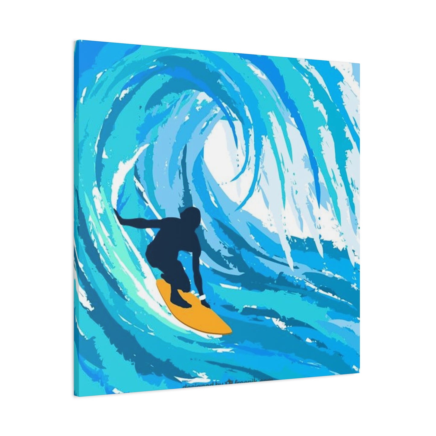Abstract Surfing Waves Wall Art & Canvas Prints