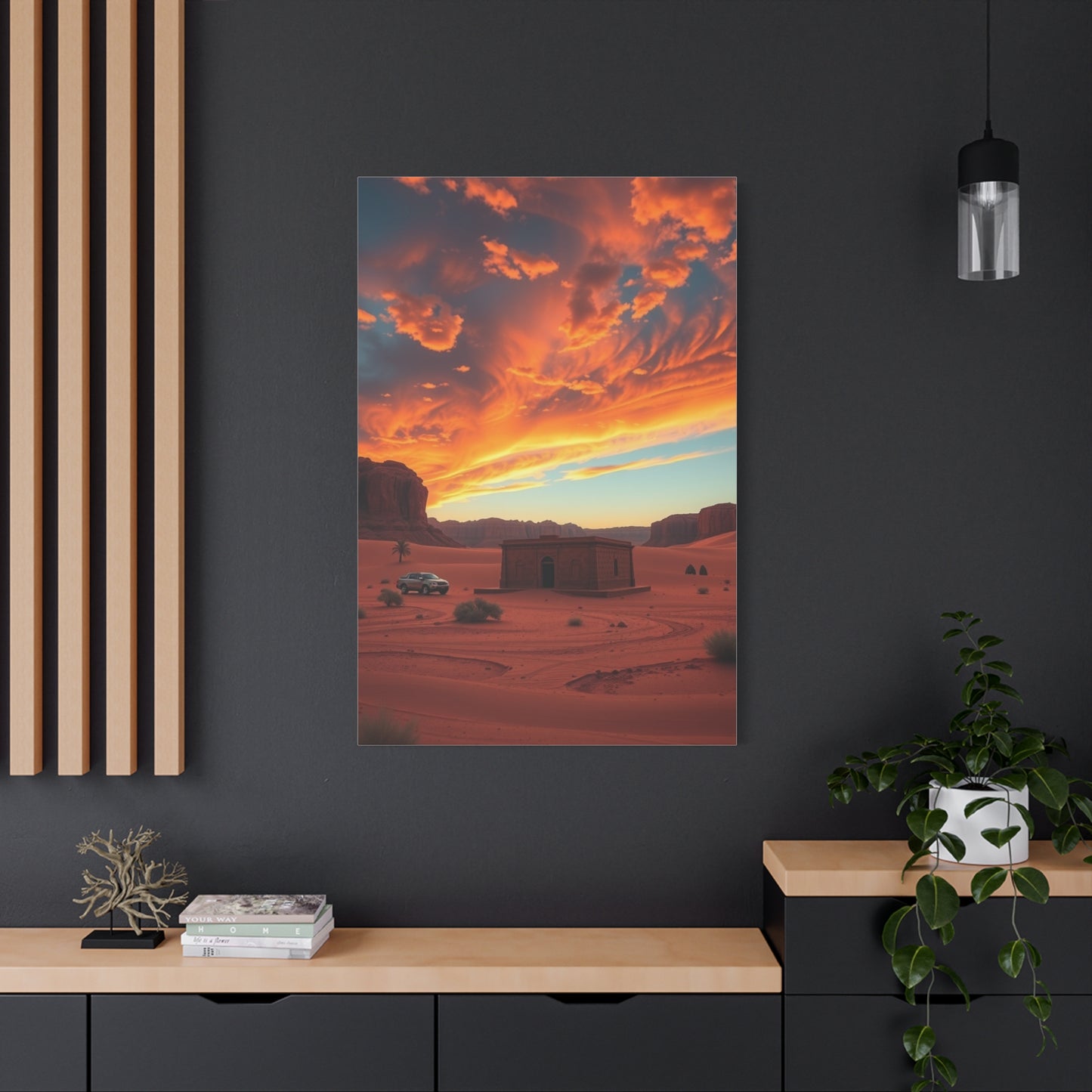 Celestial Desert Tapestry Wall Art & Canvas Print