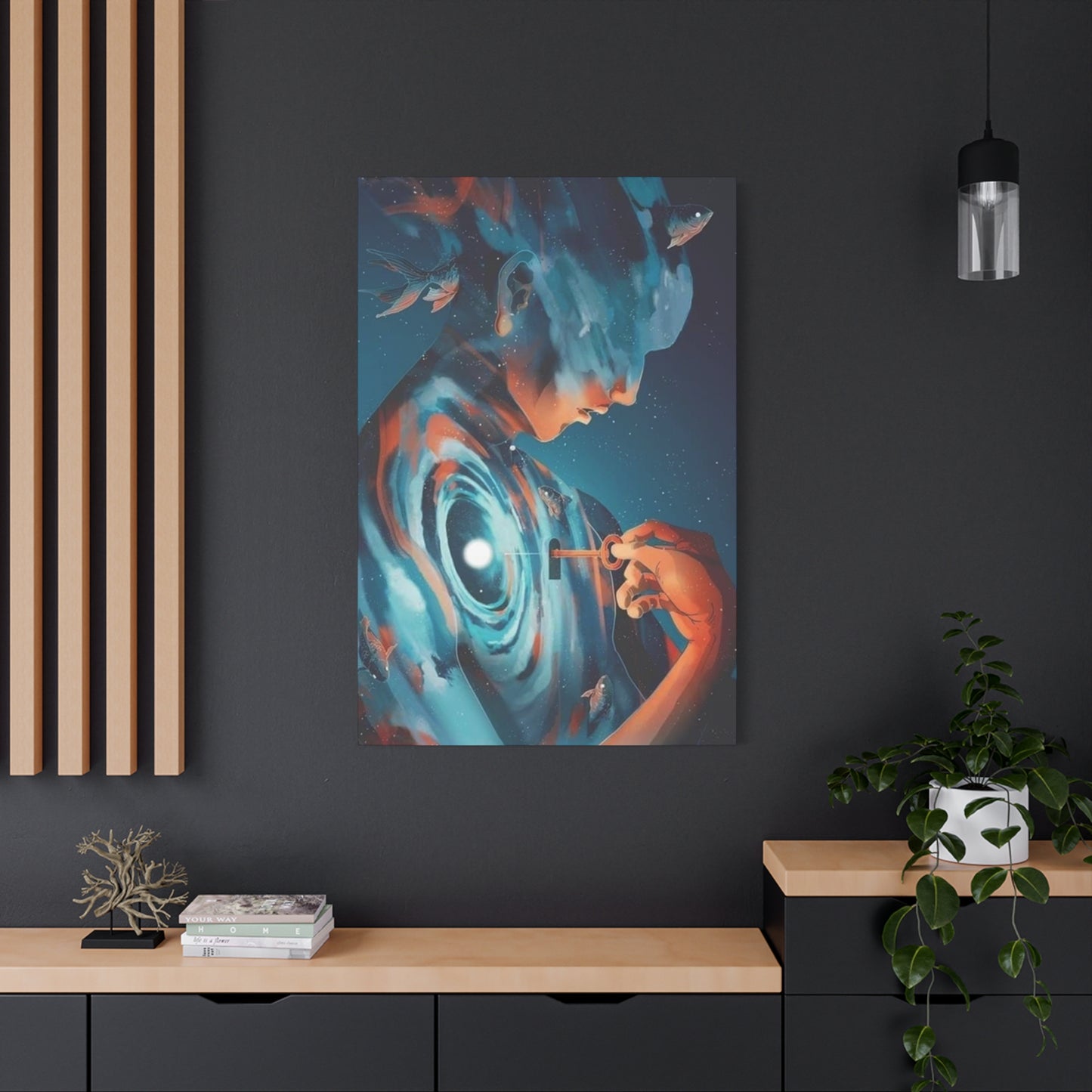 Female Key & Hole Spiritual Wall Art & Canvas Prints