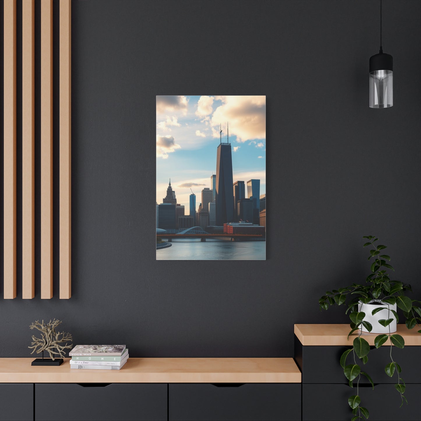 Chicago Skylines Art Luxury Canvas Wall Art & Canvas Print