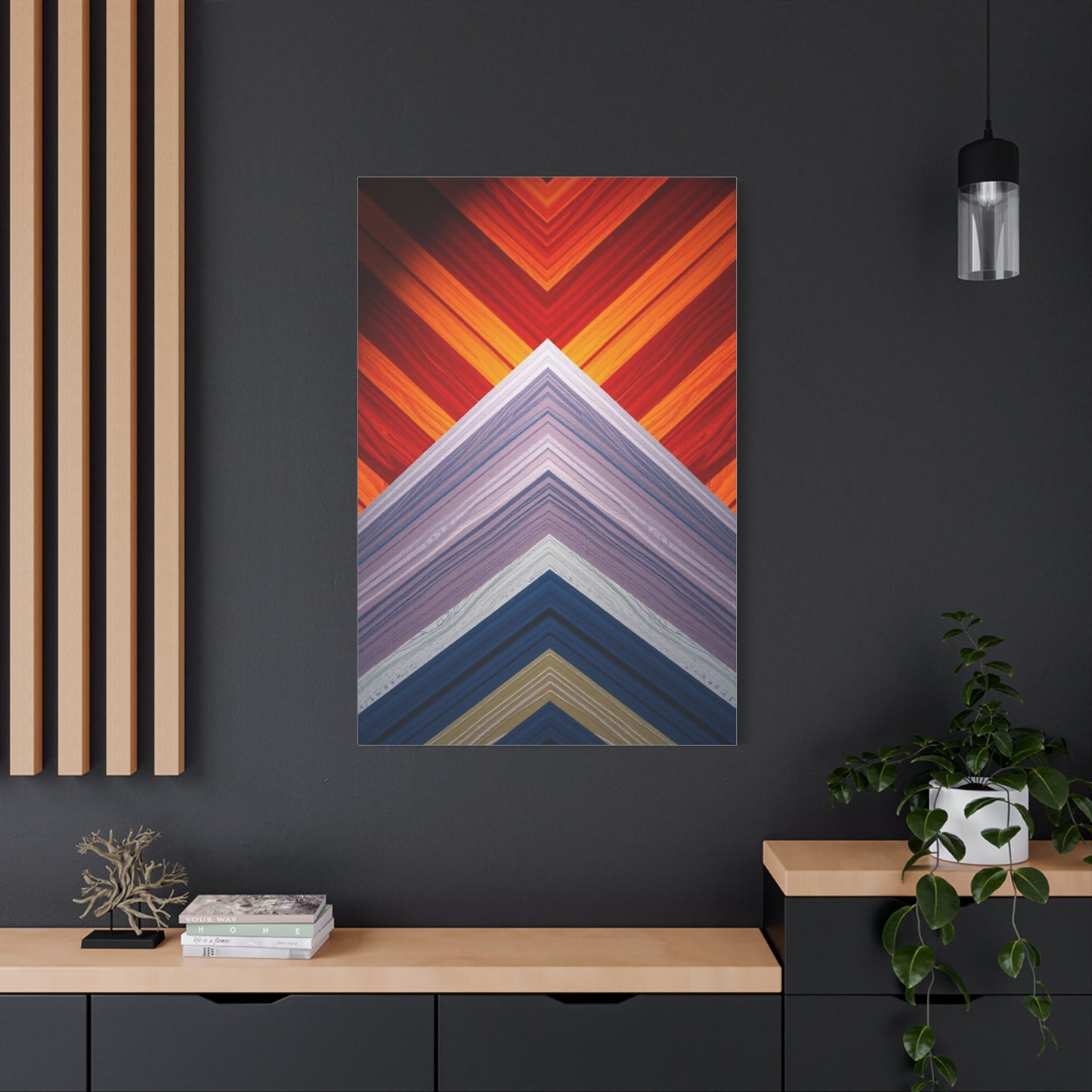 Chevron Pattern Art Supreme Gallery Wall Art & Canvas Print