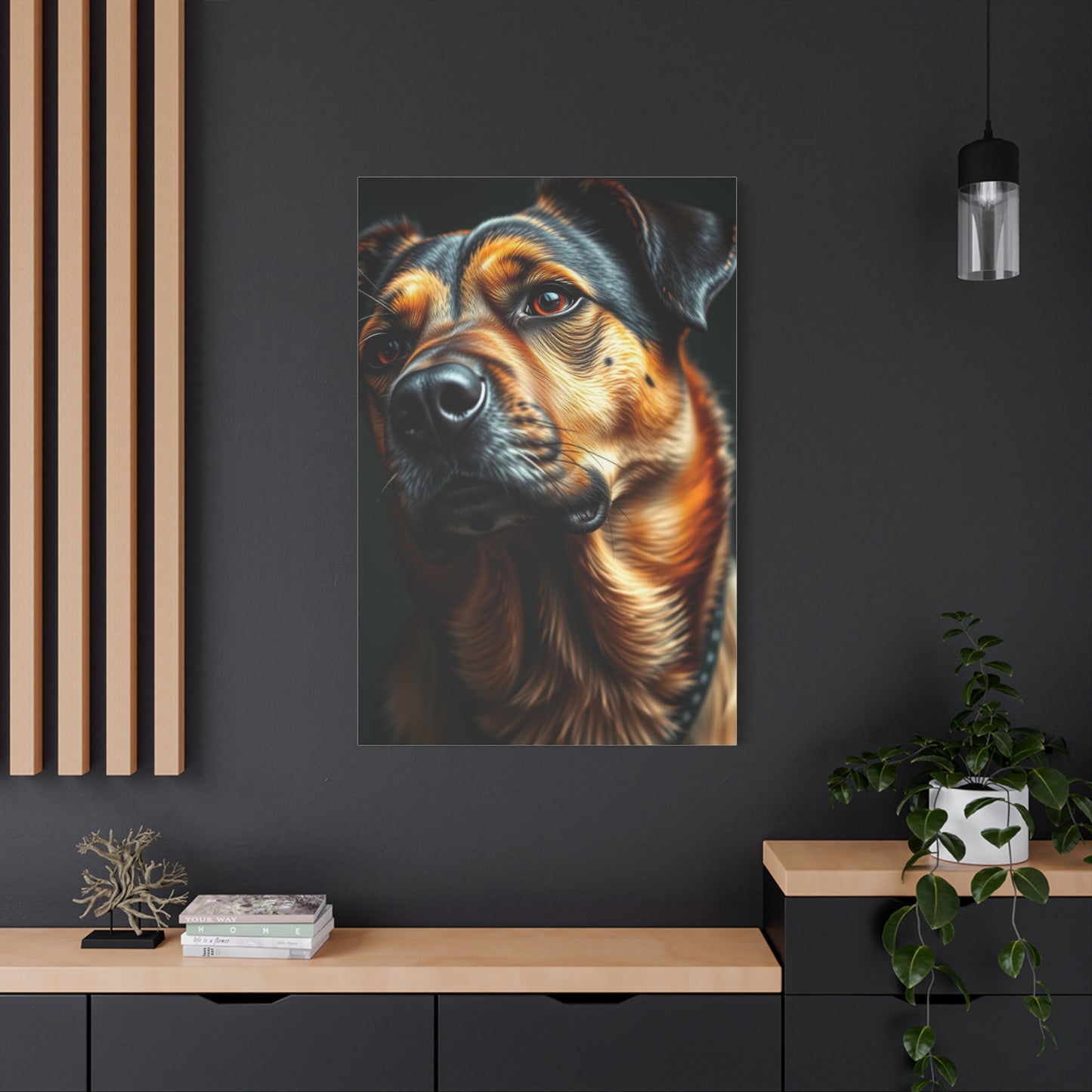 Black and Tan Art Supreme Gallery Wall Art & Canvas Print