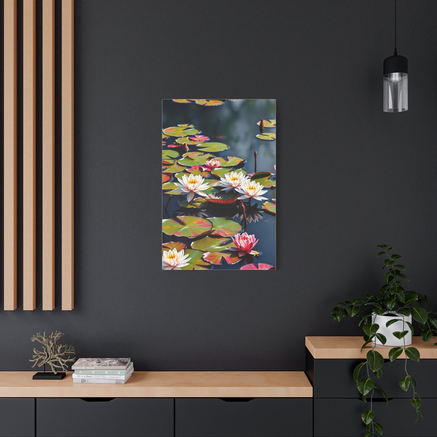 Claude Monet Water Lilies Art Luxury Canvas Wall Art & Canvas Print