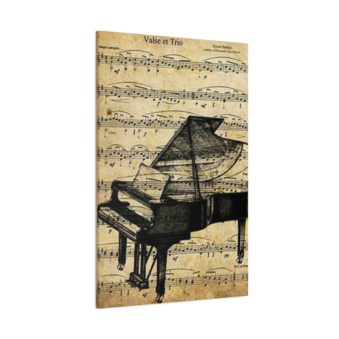 Musical Notes And Piano Wall Art & Canvas Prints