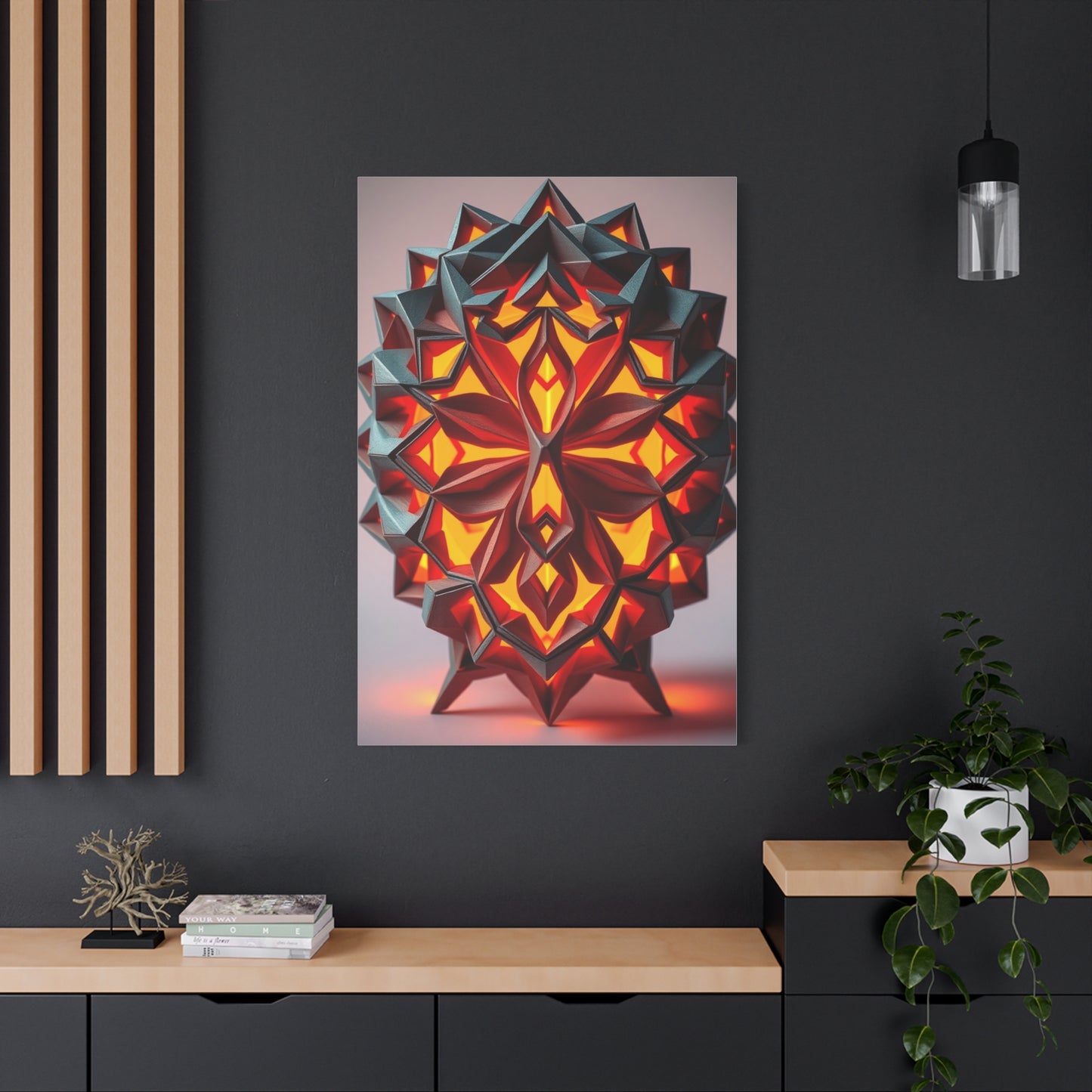 Mystical Origami Reverie Wall Art & Canvas Print