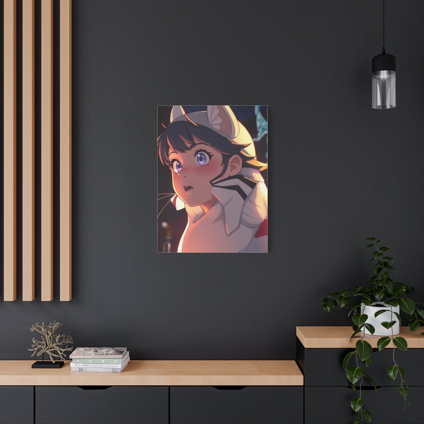 Vivacious Illustration Panel Wall Art & Canvas Print