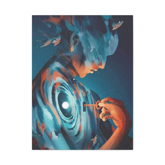 Female Key & Hole Spiritual Wall Art & Canvas Prints