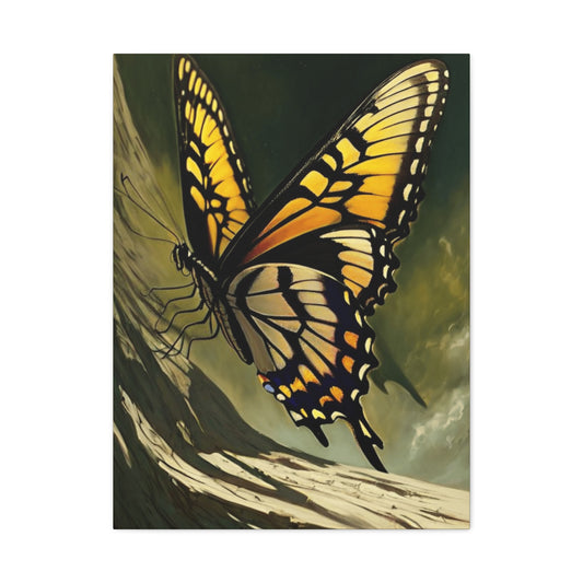 Golden Wings Butterfly Wall Art & Canvas Prints