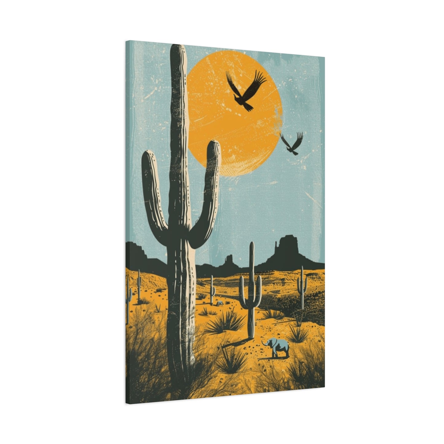 Desert Ecosystem Scenery Wall Art & Canvas Prints