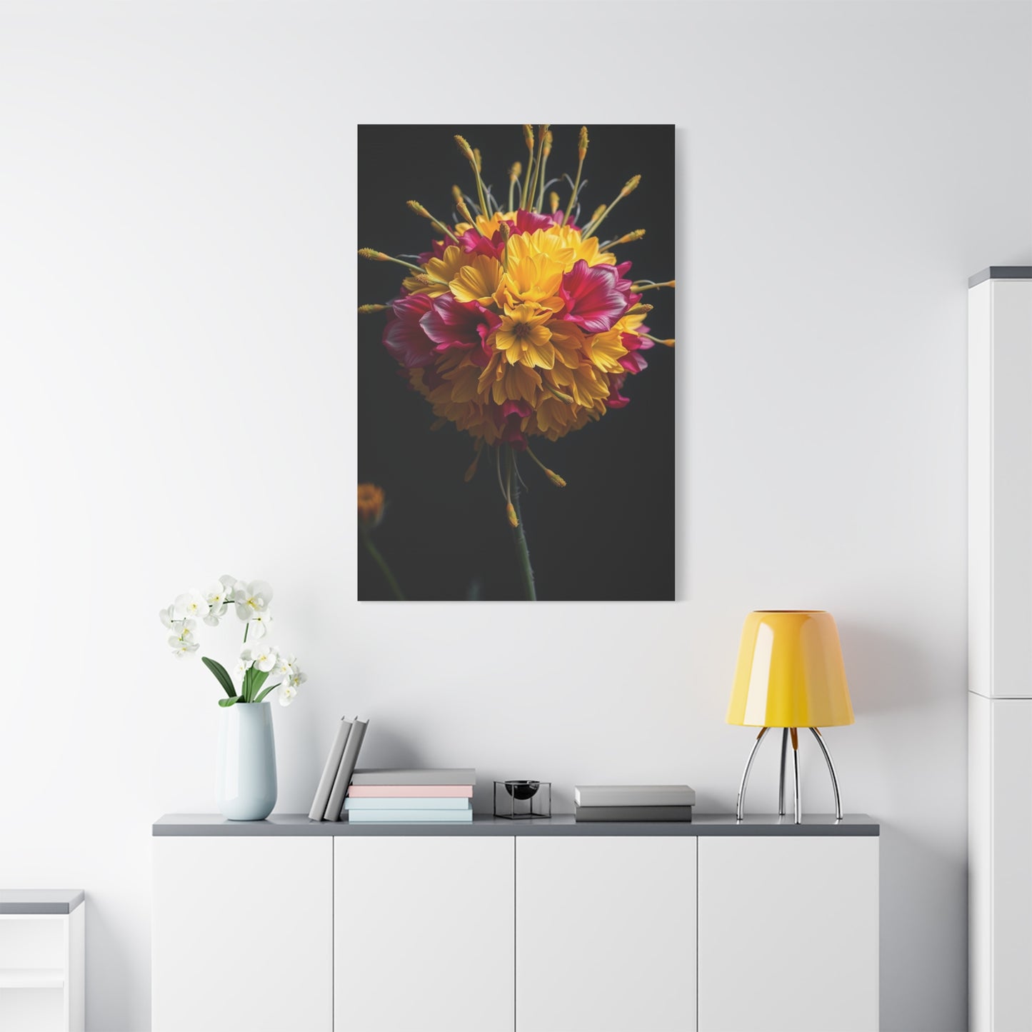 Floral Majesty Portrait Wall Art & Canvas Print