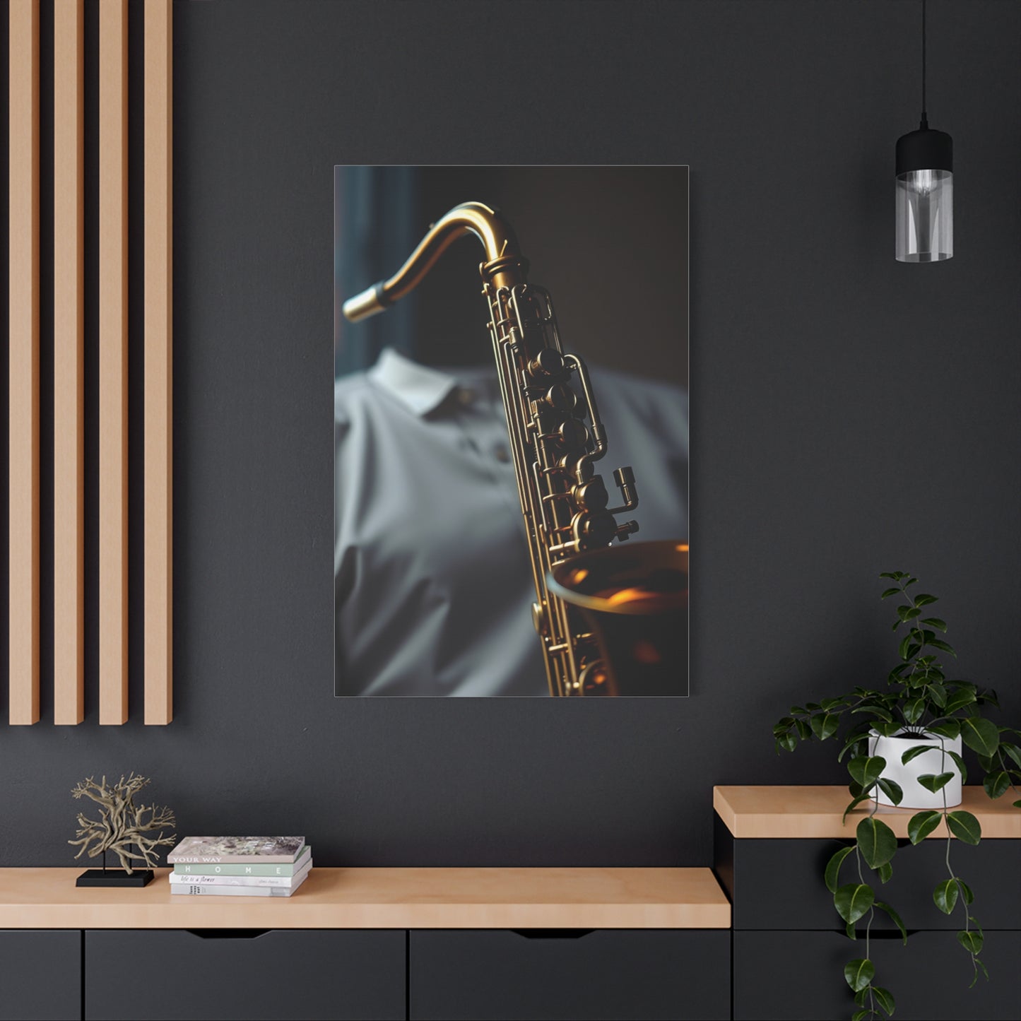 Masterpiece Saxophone Art Vision Wall Art & Canvas Print