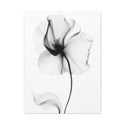 Flower Grey Wall Art & Canvas Prints