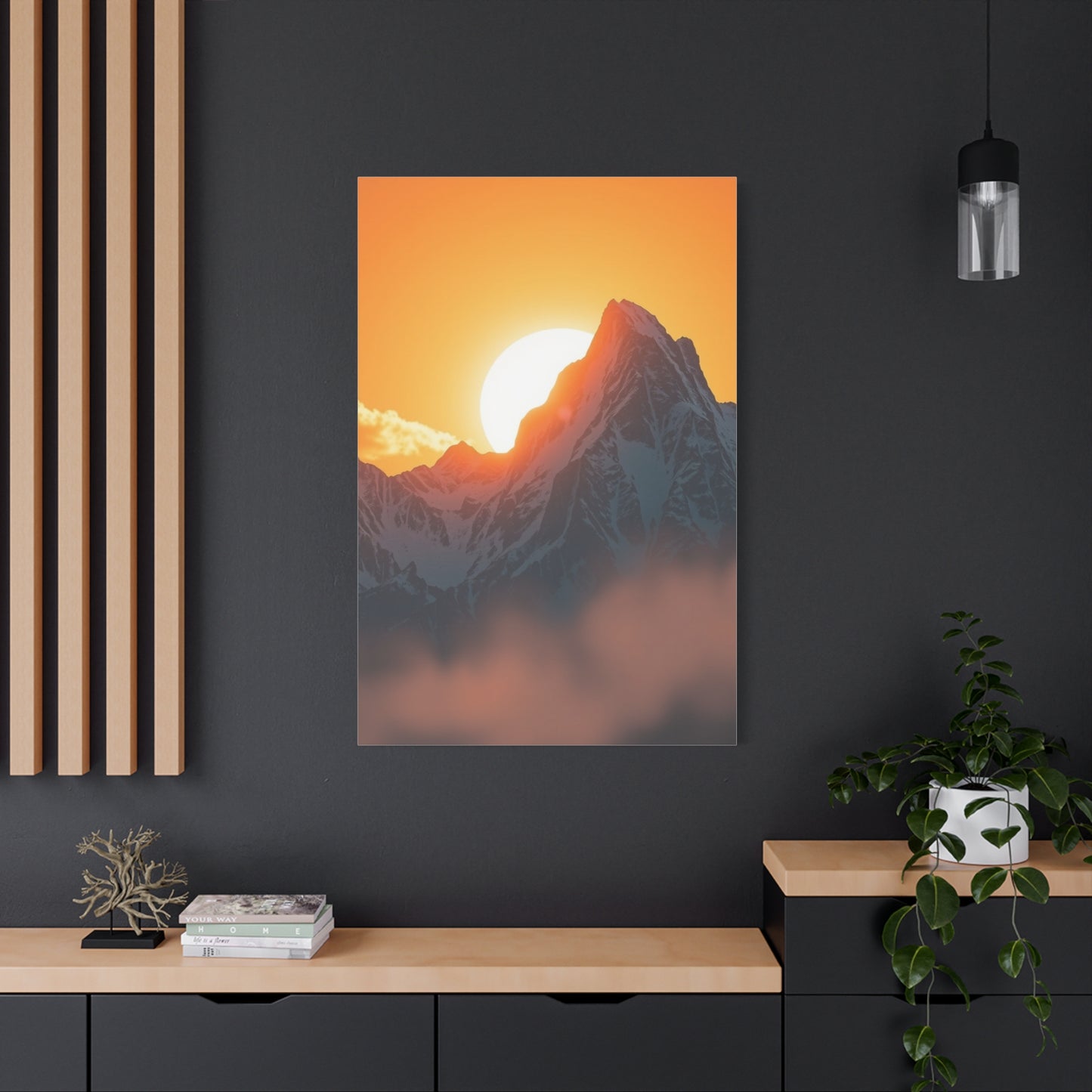 Radiant Summit Masterpiece Wall Art & Canvas Print