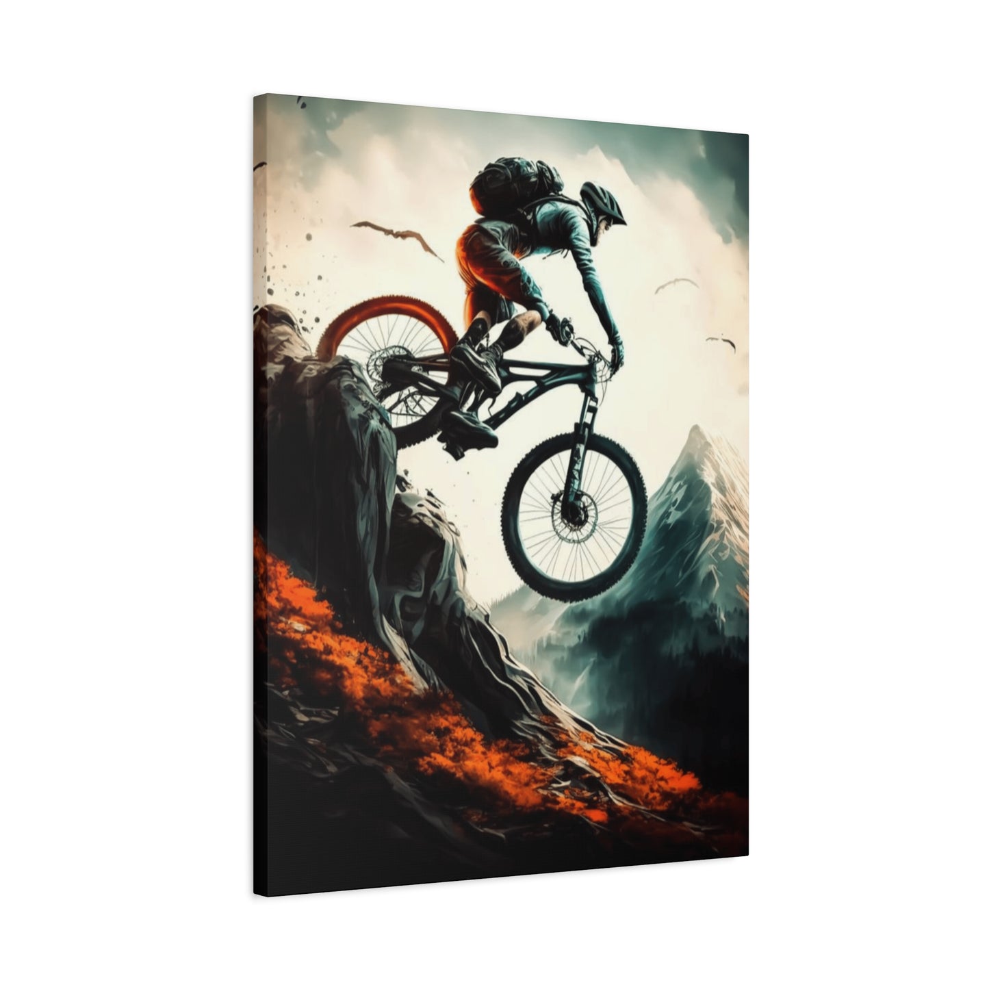 Dangerous Bicycle Ride Wall Art & Canvas Prints
