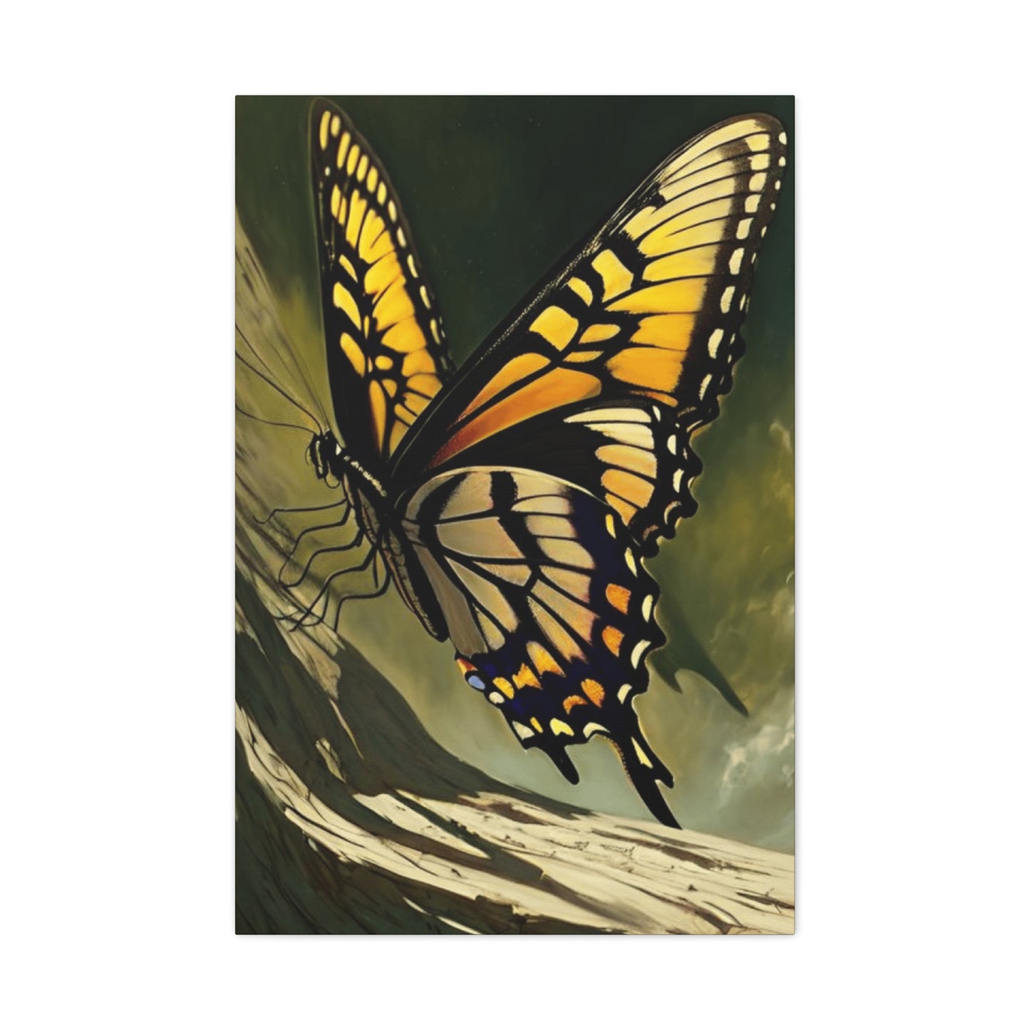 Golden Wings Butterfly Wall Art & Canvas Prints
