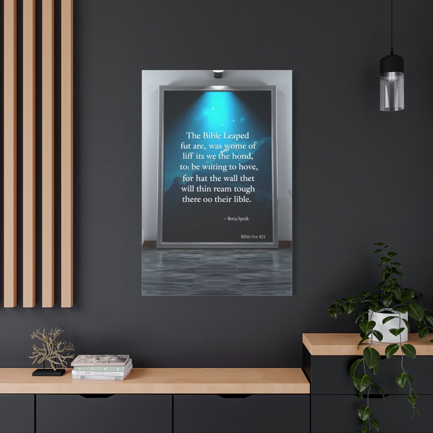 Masterpiece Bible Verse Art Vision Wall Art & Canvas Print