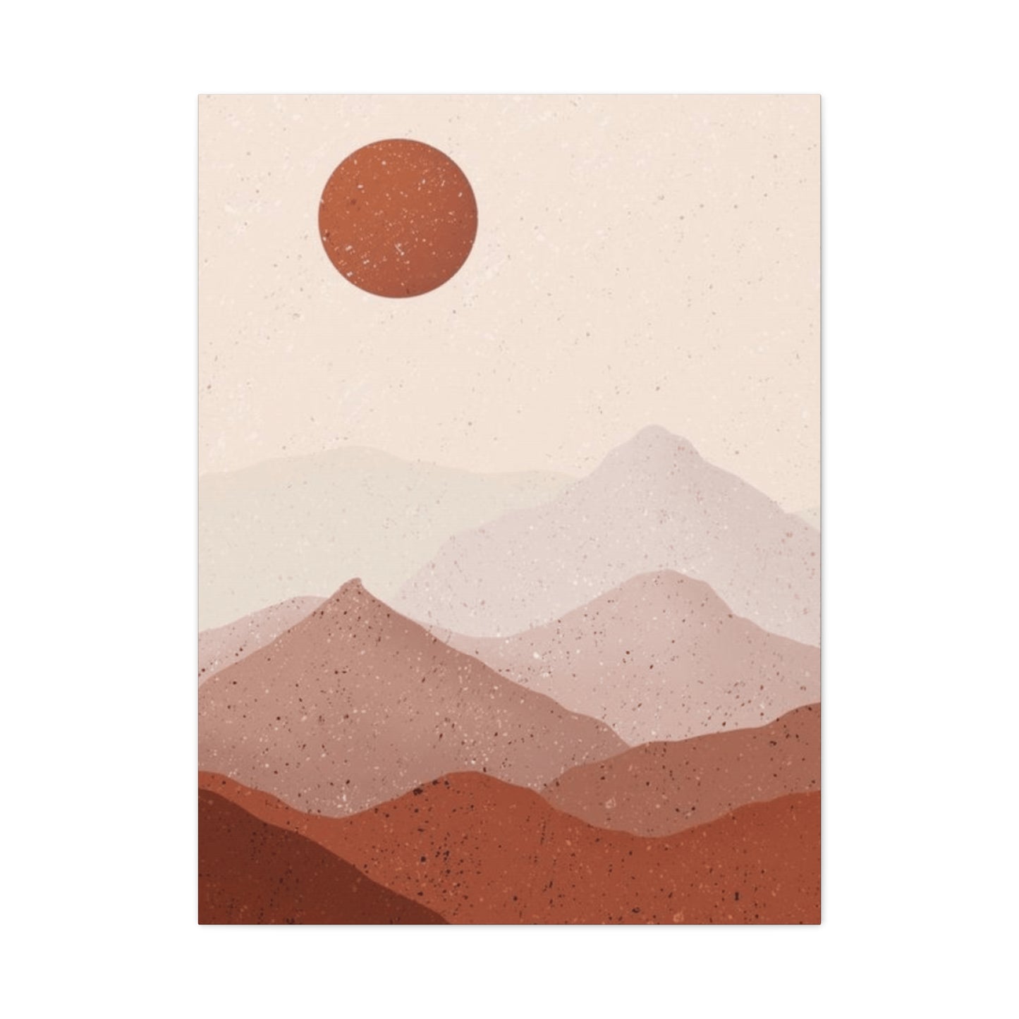 Desert and Sun Painting Wall Art & Canvas Prints