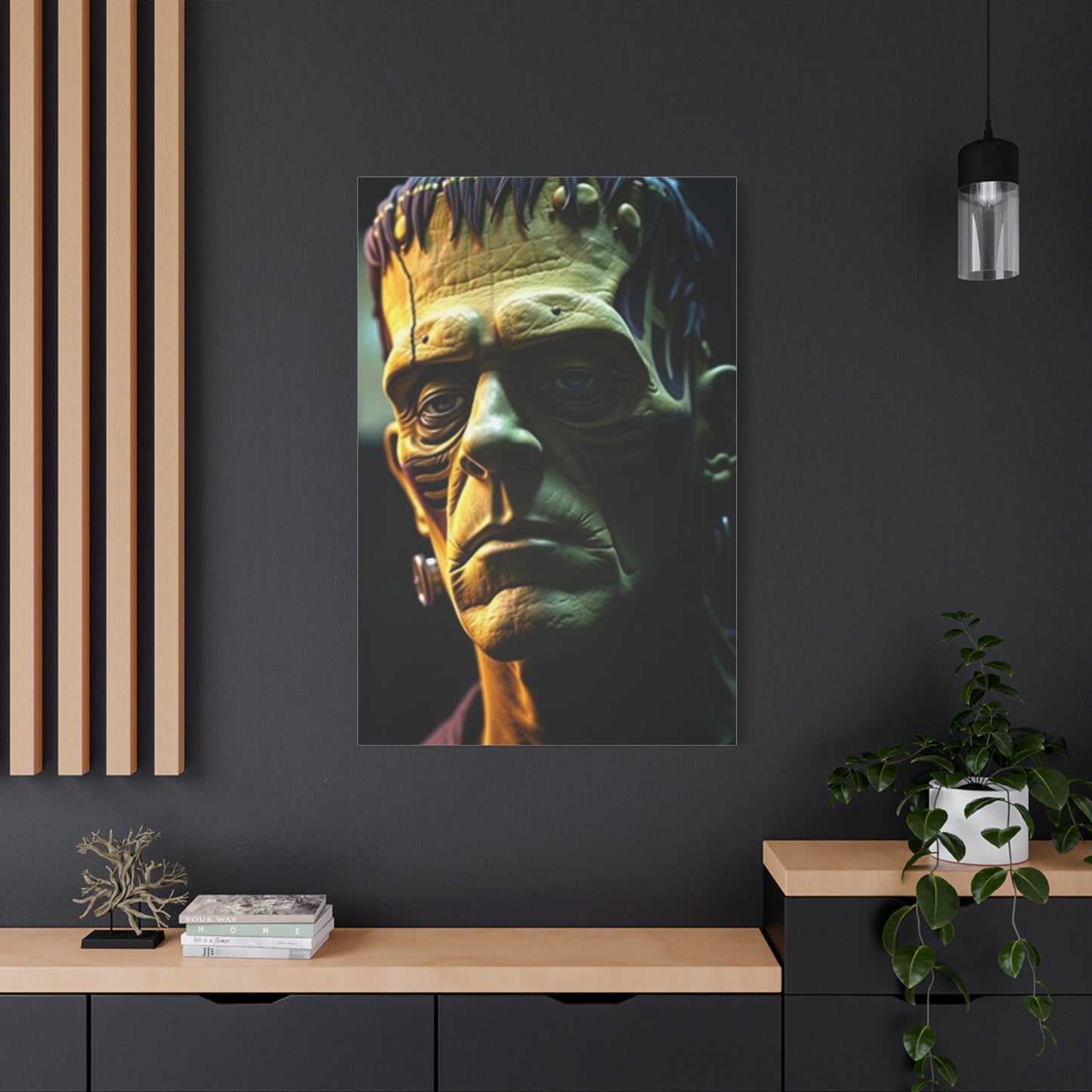 Frankenstein Art Luxury Canvas Wall Art & Canvas Print