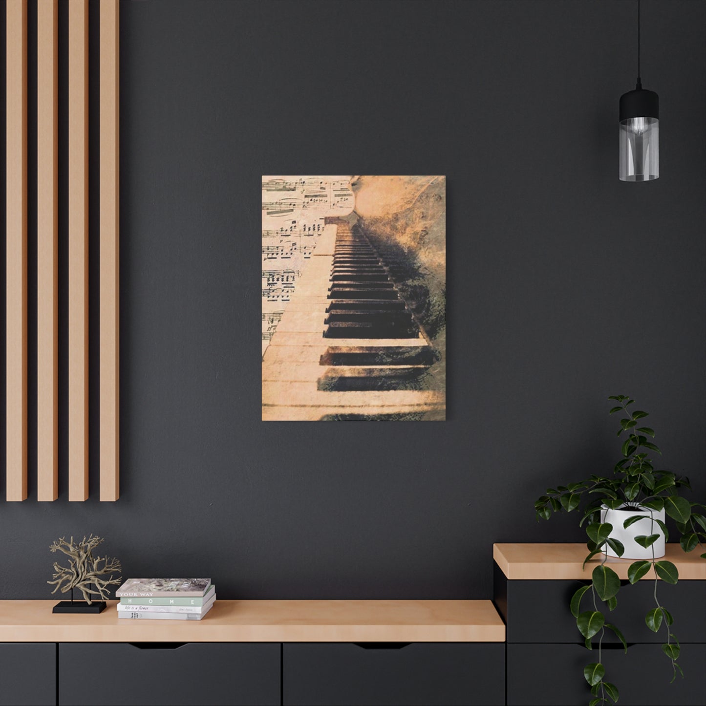 Piano Keys Painting Wall Art & Canvas Prints