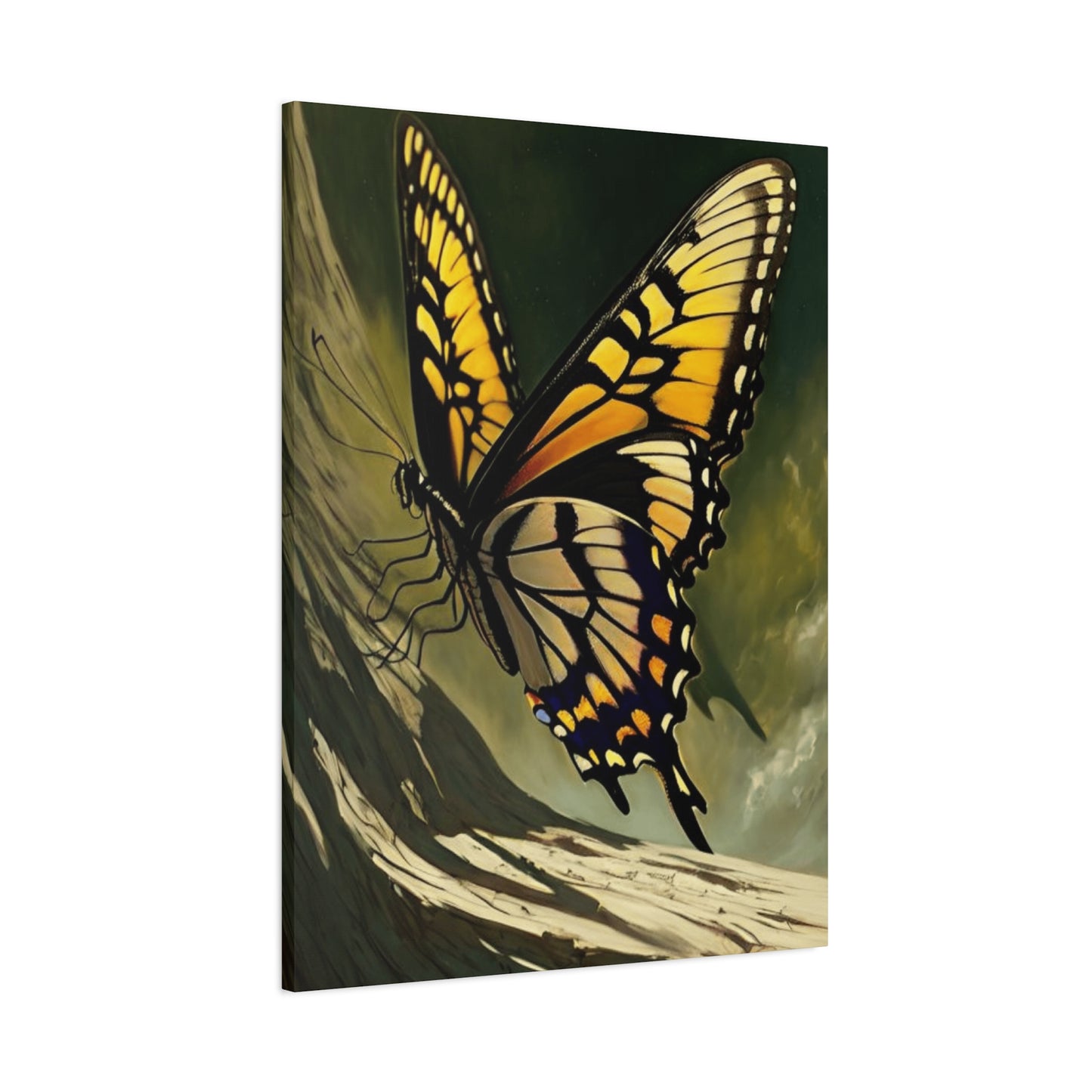 Golden Wings Butterfly Wall Art & Canvas Prints