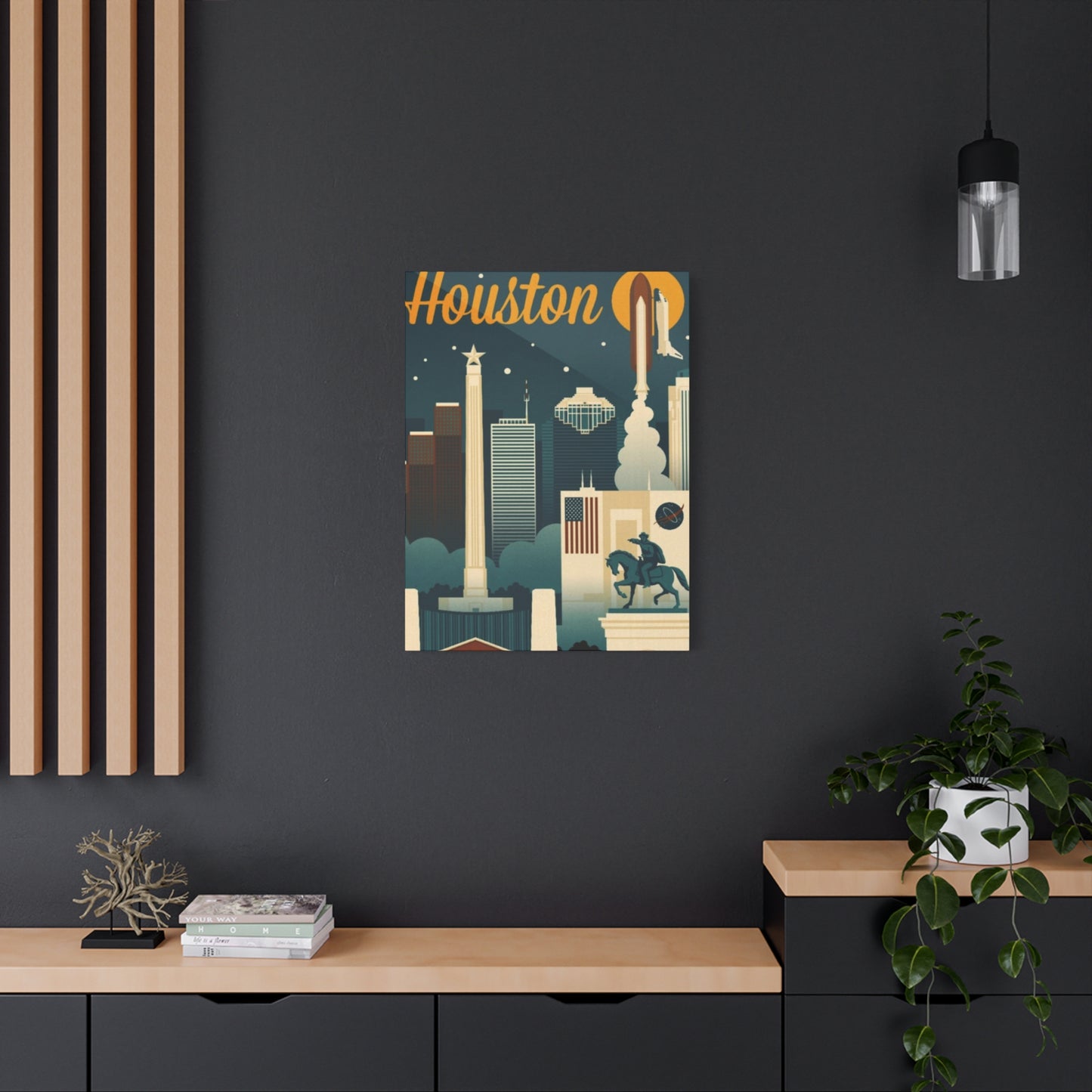 Beautiful Houston Skyline Wall Art & Canvas Prints