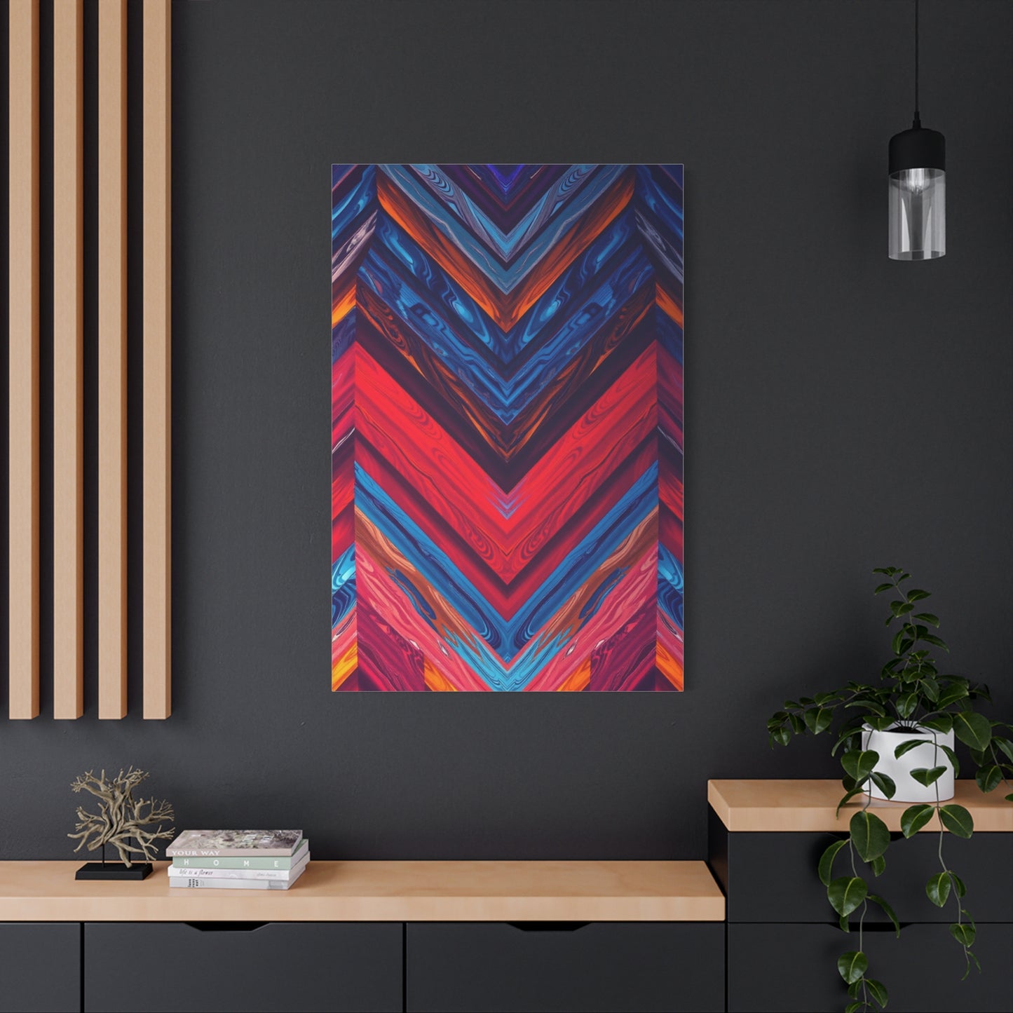 Supreme Chevron Pattern Art Collection Wall Art & Canvas Print