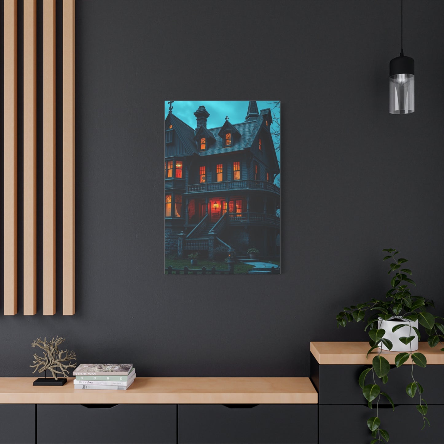 Haunted House Art Supreme Gallery Wall Art & Canvas Print