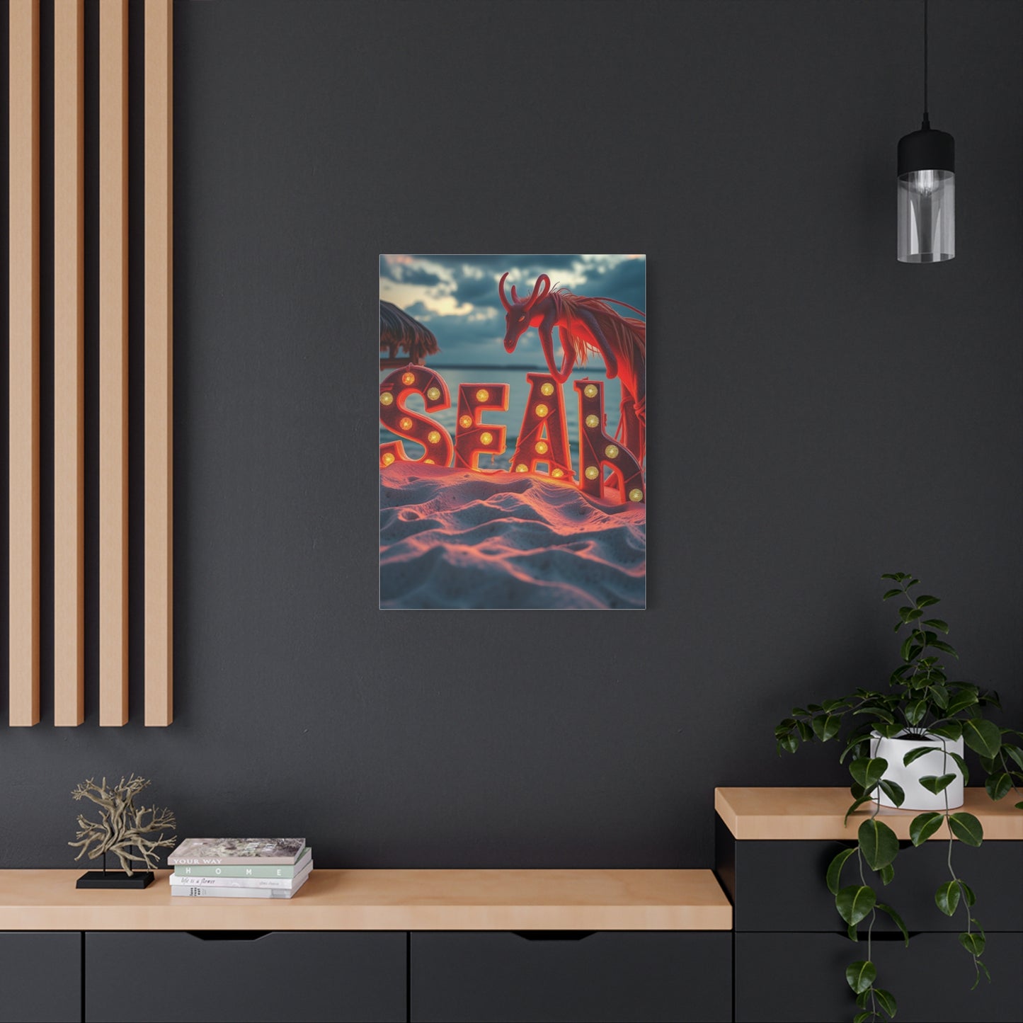 Harmonious Beachscape Vision Wall Art & Canvas Print