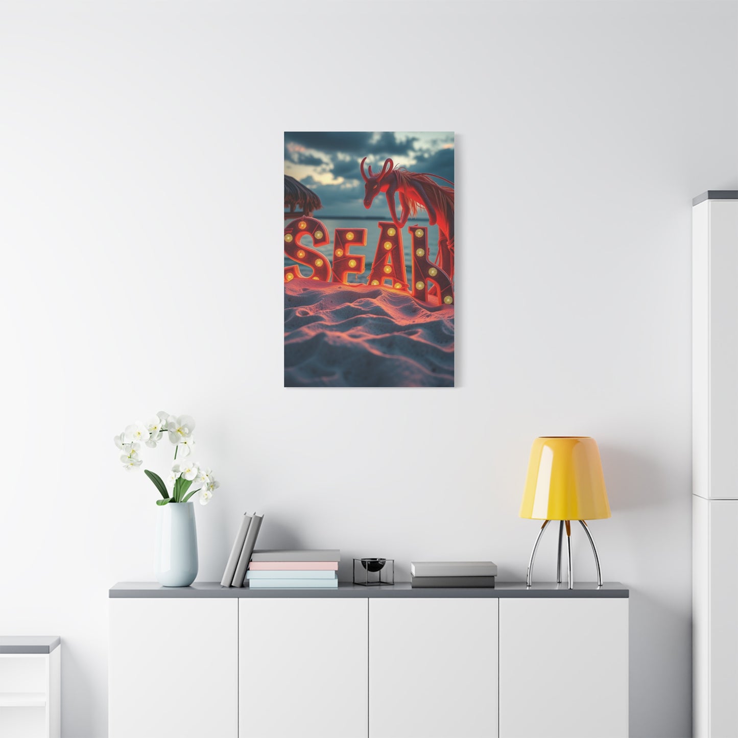 Harmonious Beachscape Vision Wall Art & Canvas Print