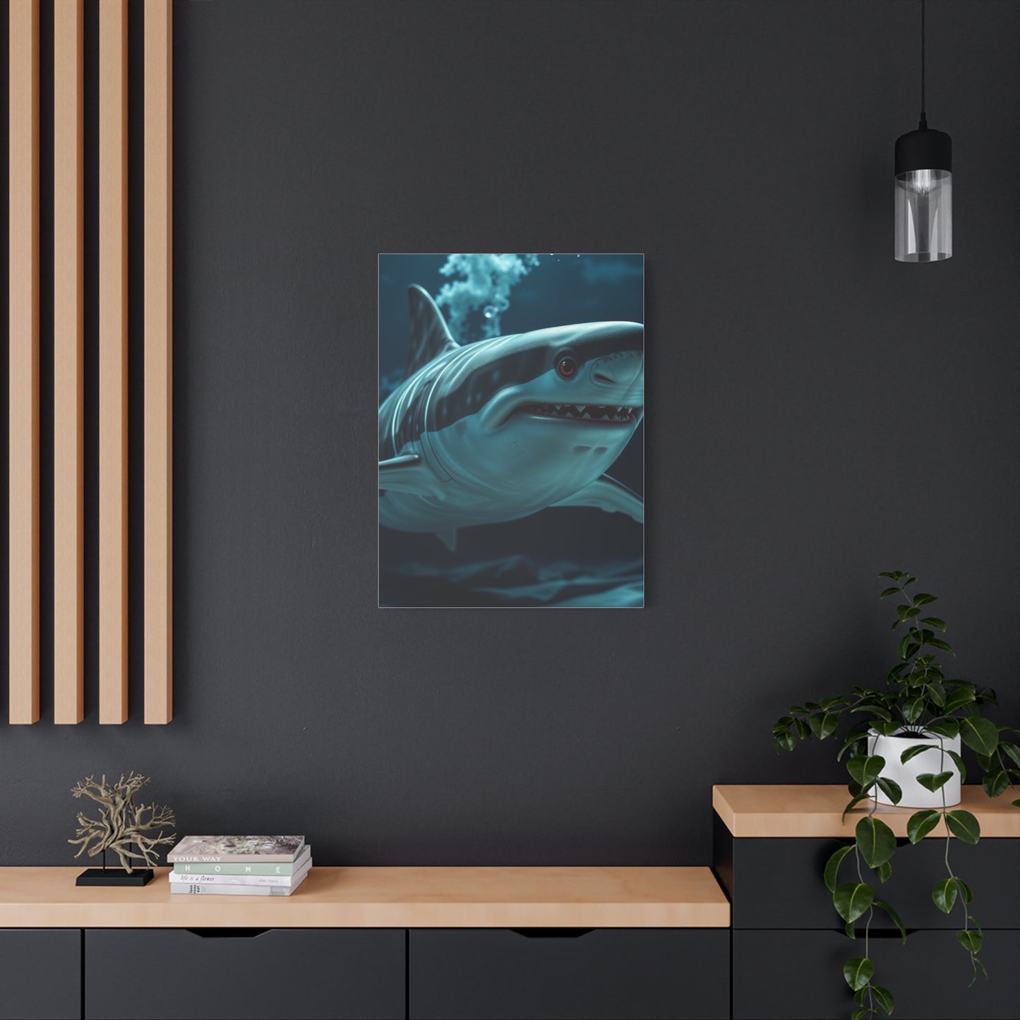 Deep Blue Majesty Canvas