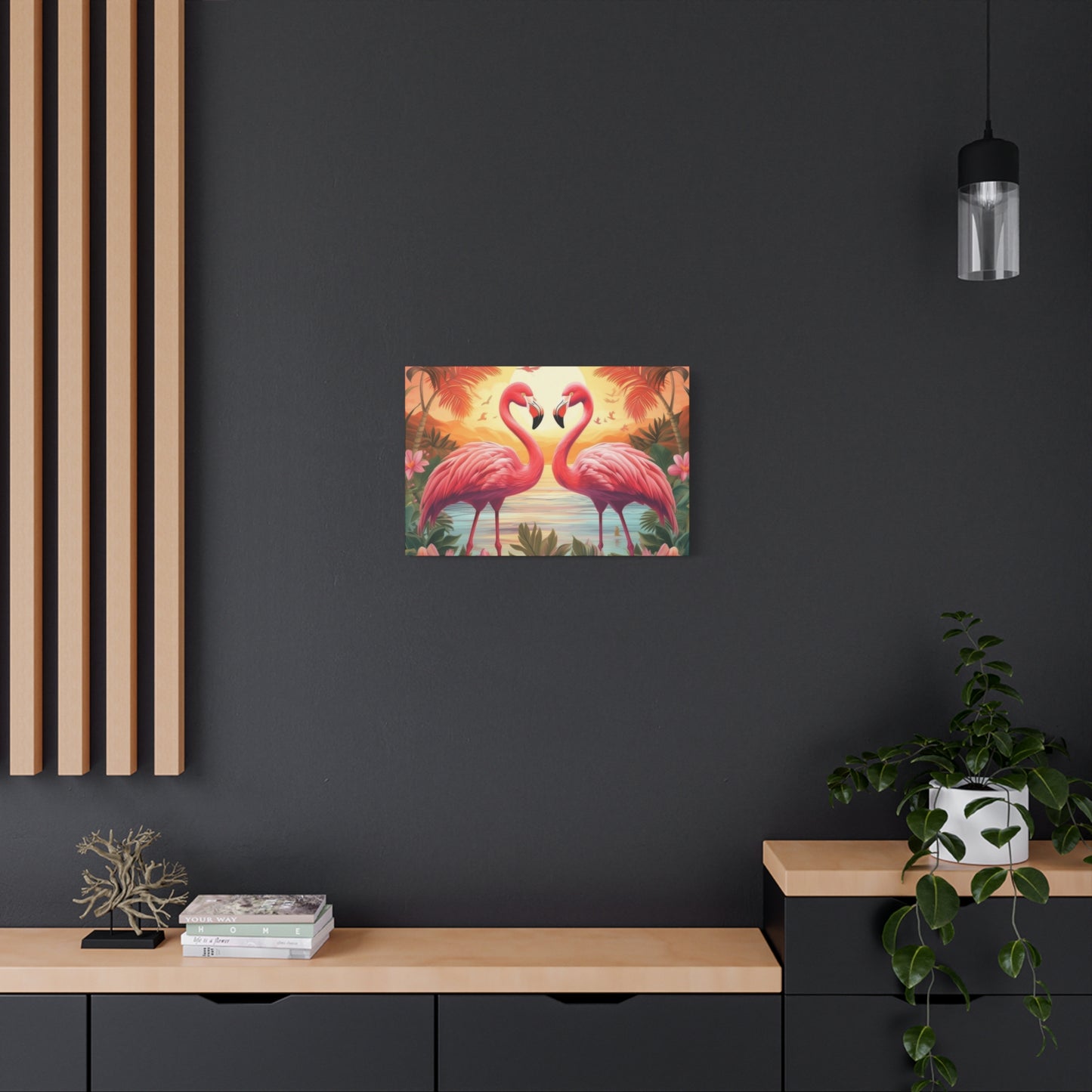 Flamingo Love Wall Art & Canvas Prints