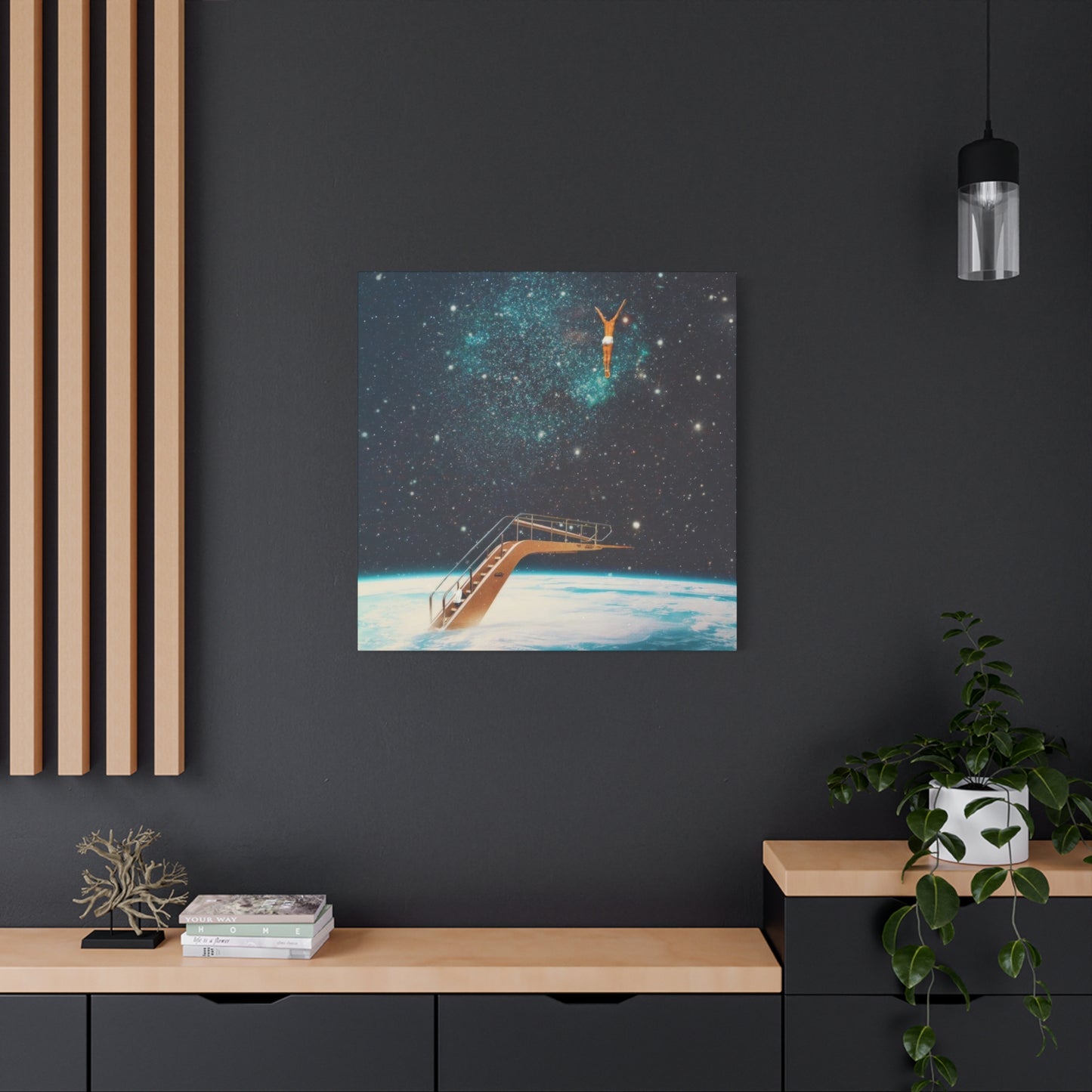 Frank Moth Dive Into Fresh World Wall Art & Canvas Prints