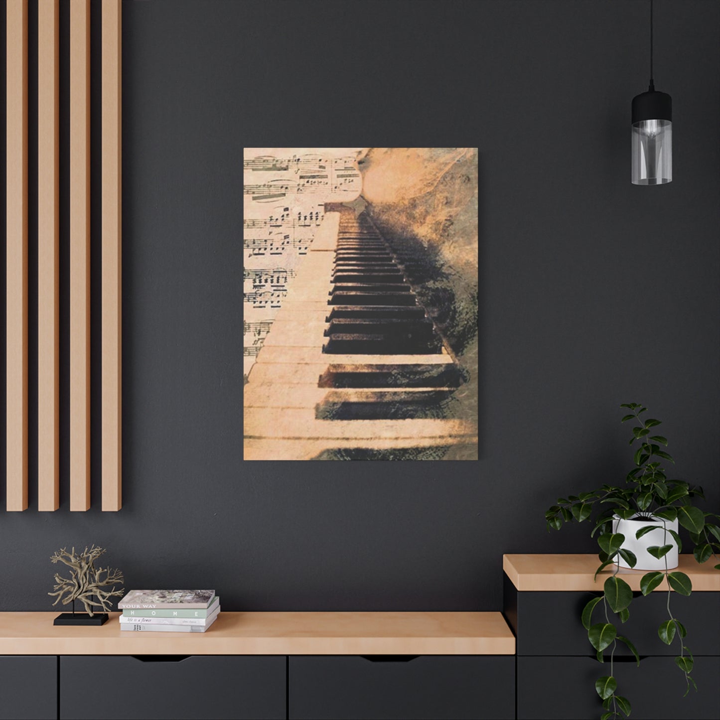 Piano Keys Painting Wall Art & Canvas Prints
