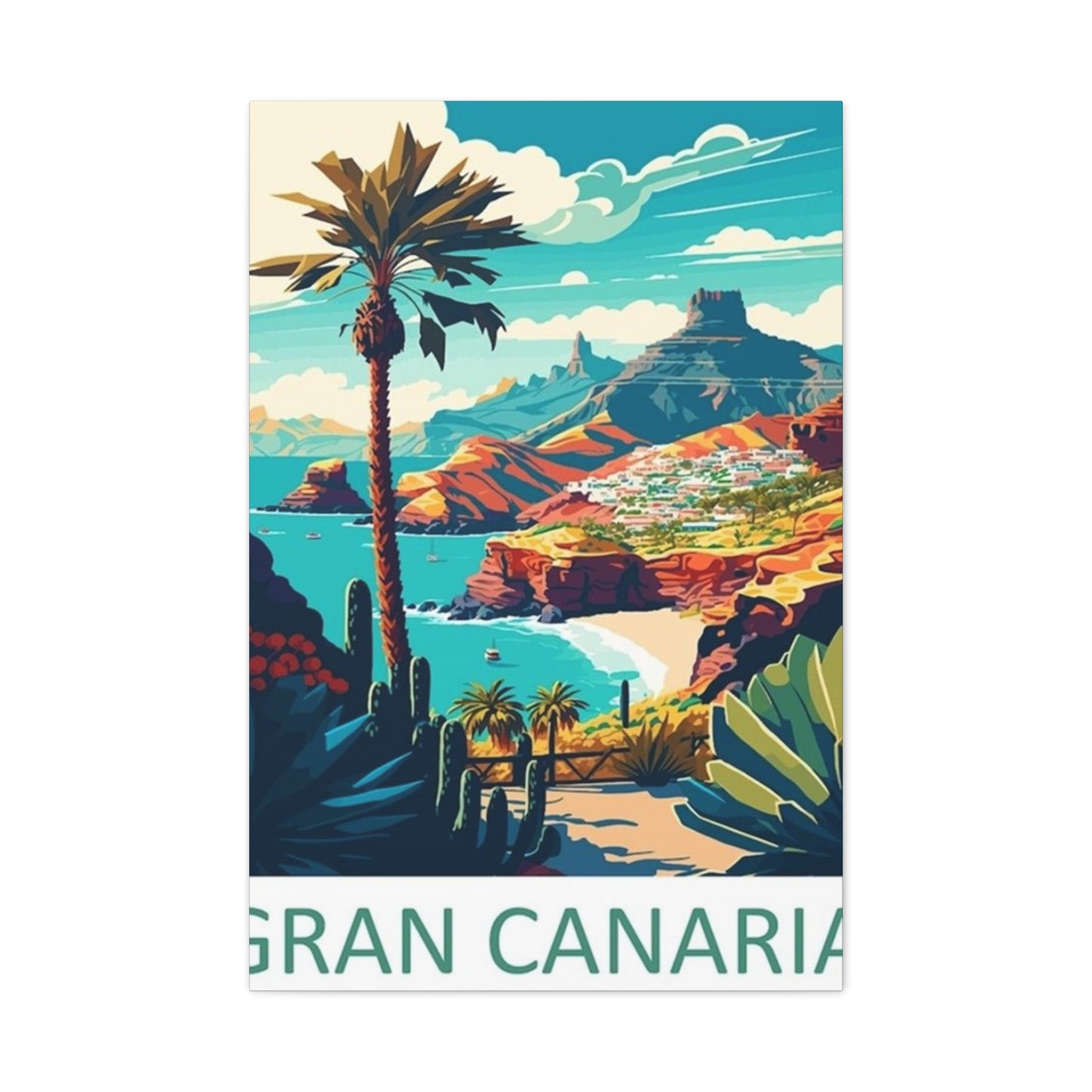 Gran Canaria Spain Poster Wall Art & Canvas Prints