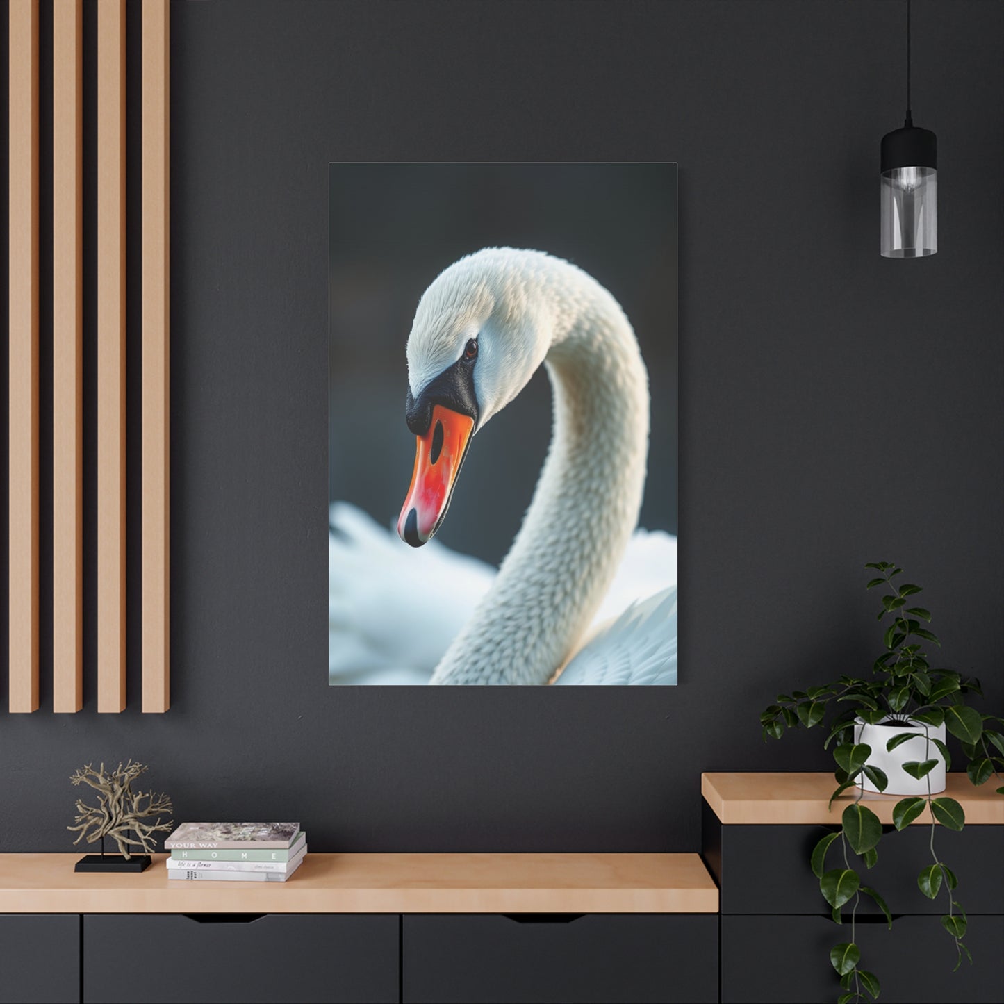 Swan Art Supreme Gallery Wall Art & Canvas Print
