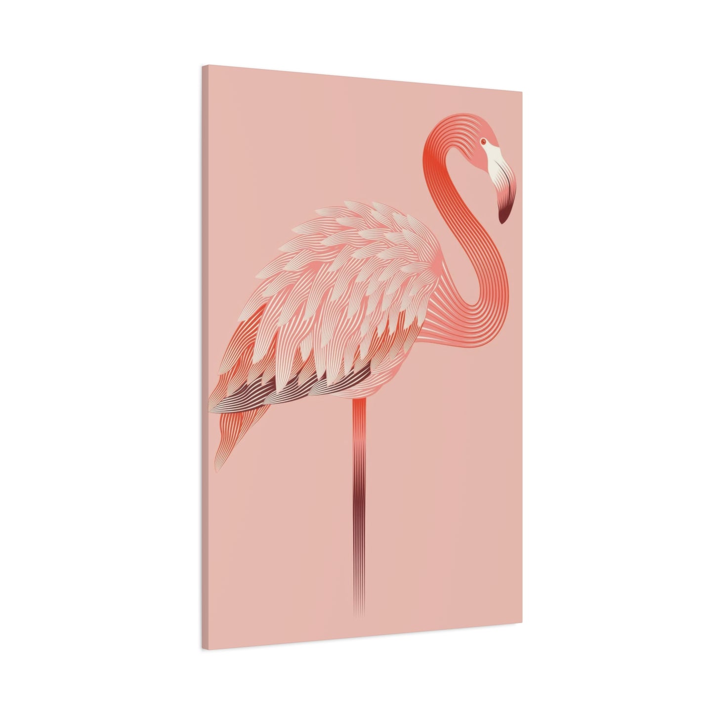 Flamingo Light Pink Wall Art & Canvas Prints
